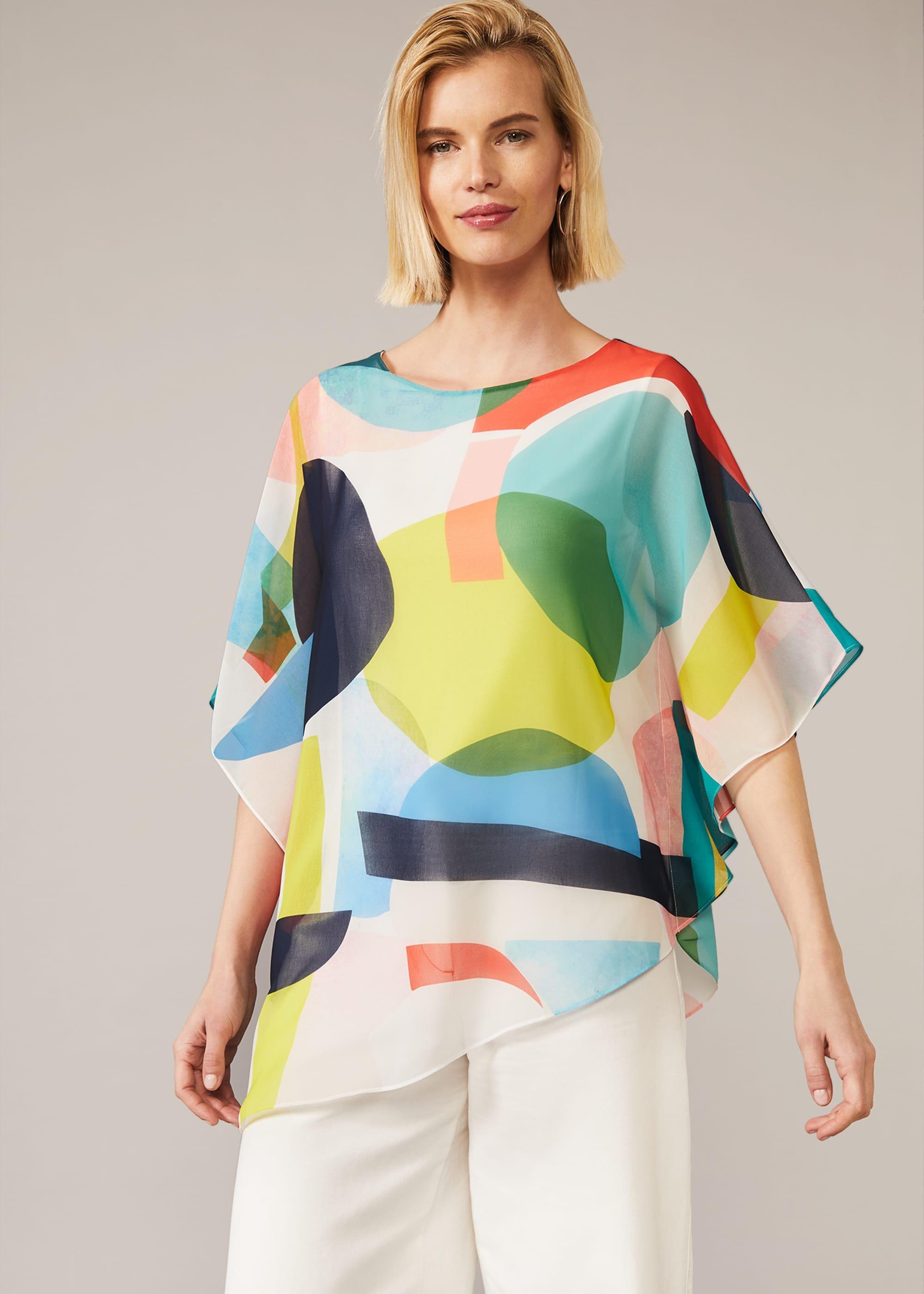 Ida Abstract Print Blouse