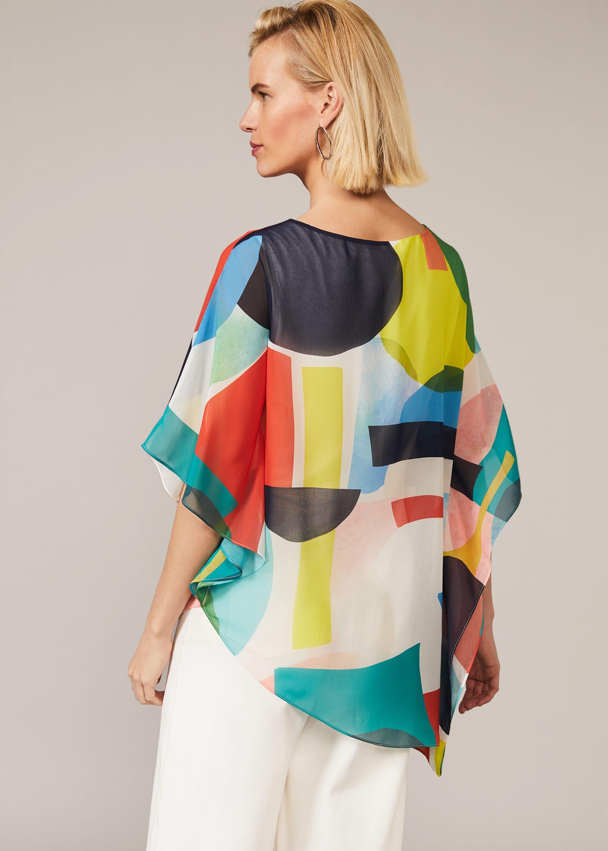 Ida Abstract Print Blouse