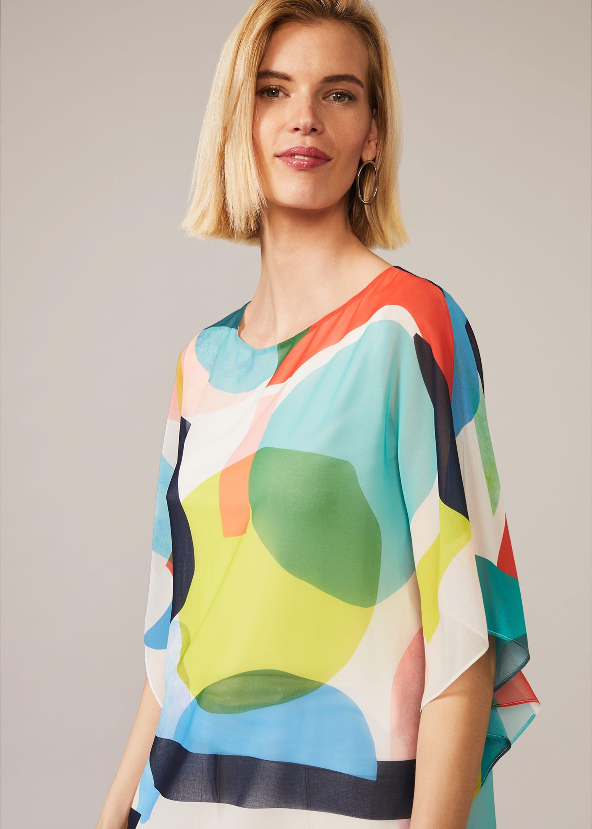 Ida Abstract Print Blouse