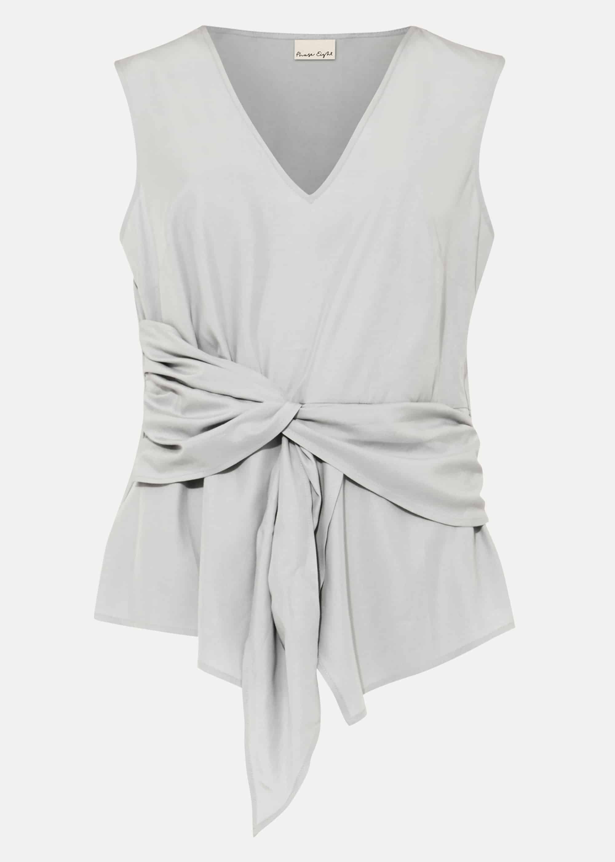 Warna Sleeveless Tie Blouse