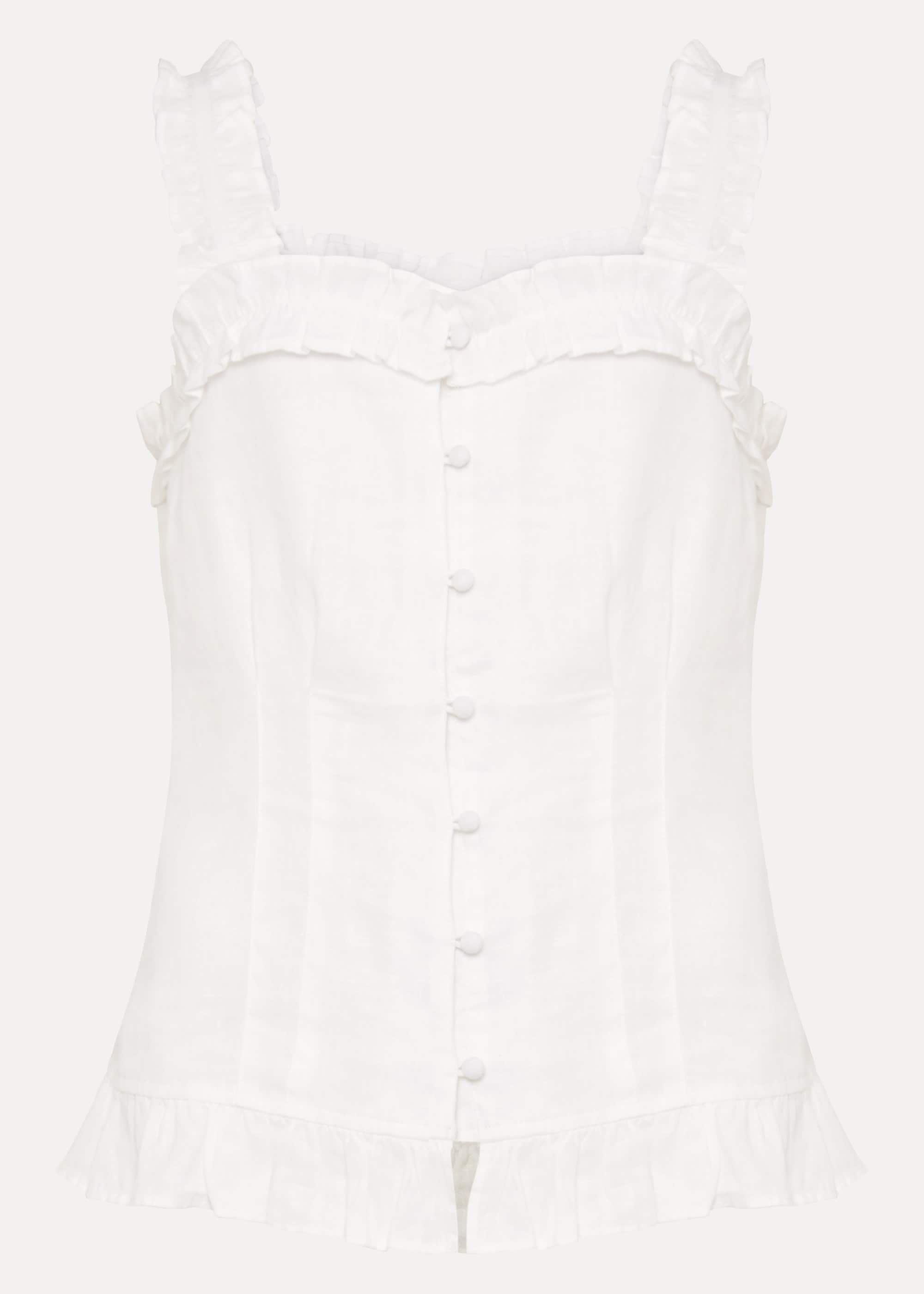 Linen Frill Cami