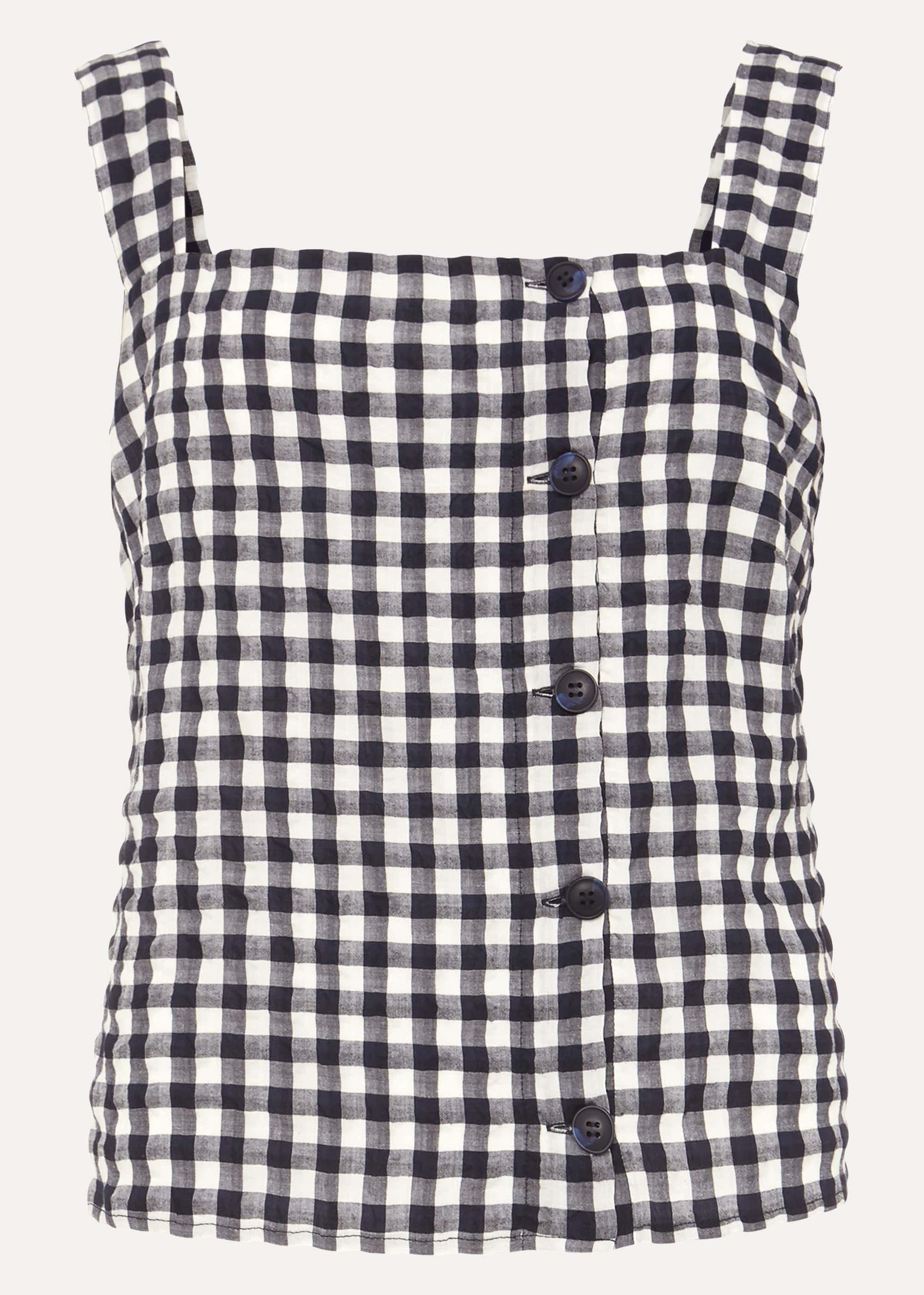 Gingham Cami Top