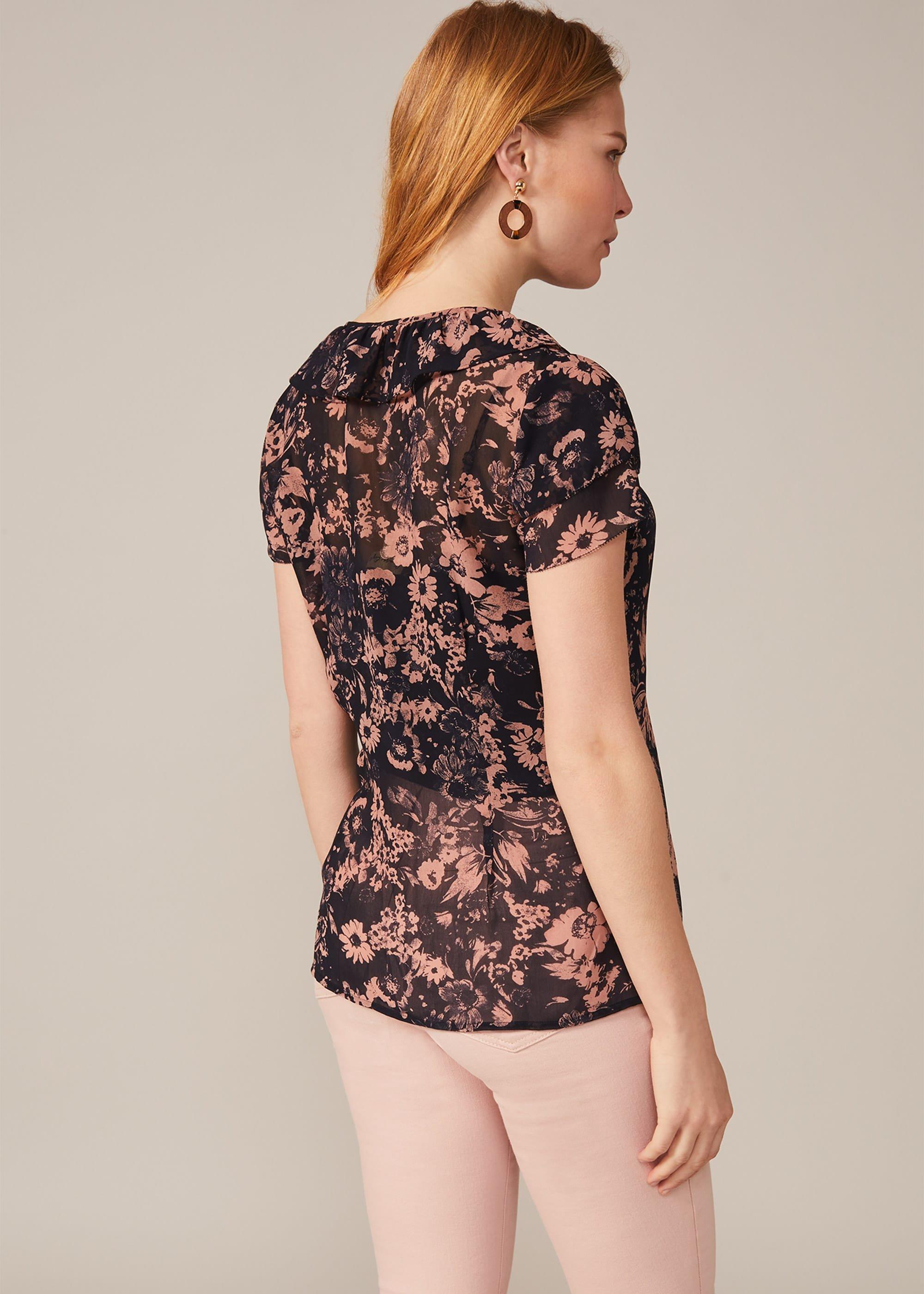 Verena Floral Chiffon Blouse