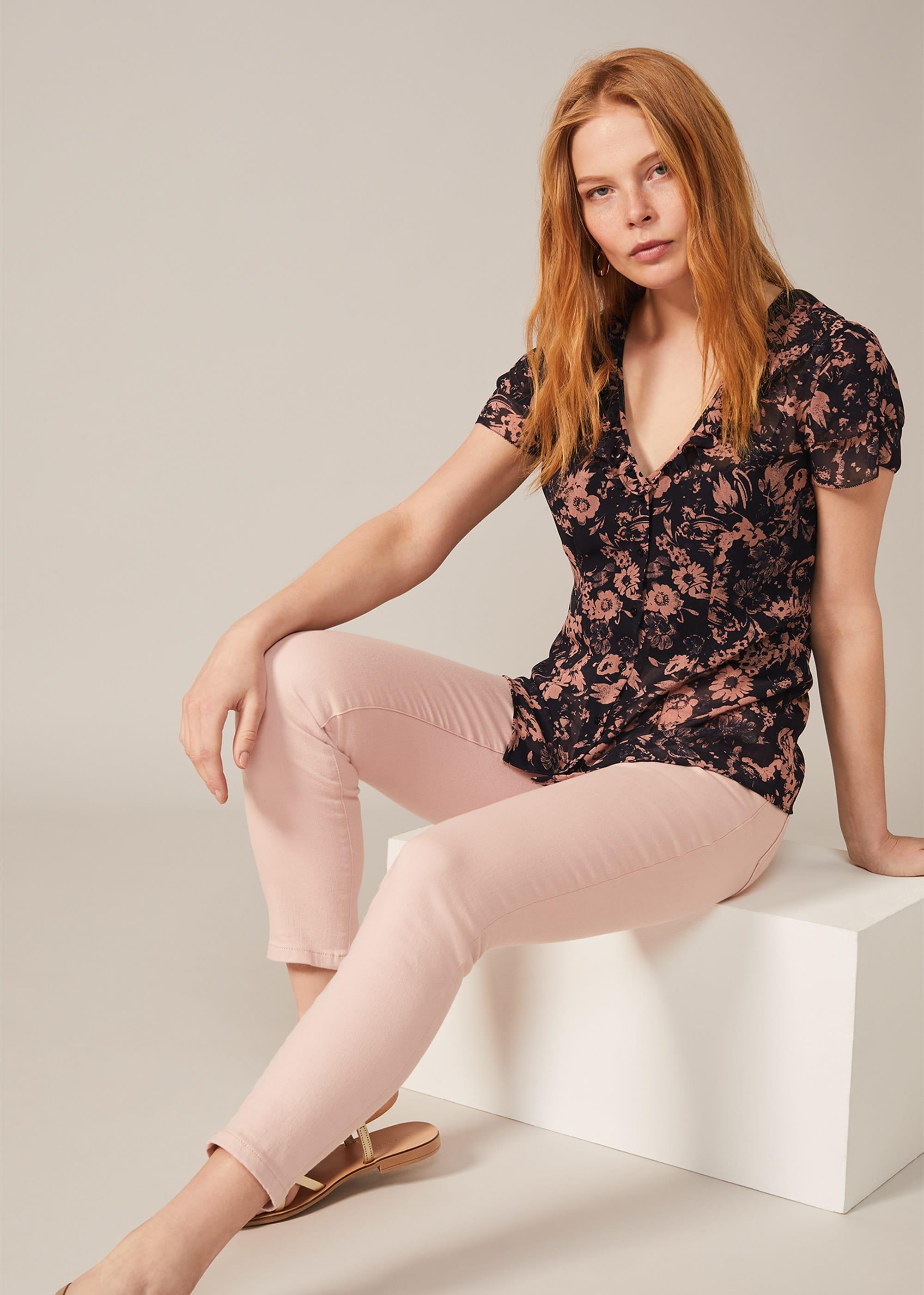 Verena Floral Chiffon Blouse