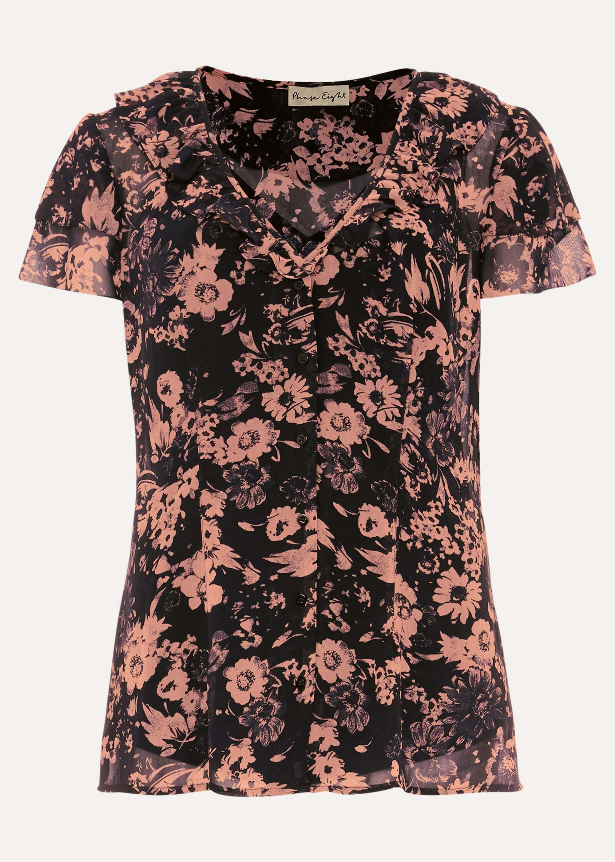 Verena Floral Chiffon Blouse