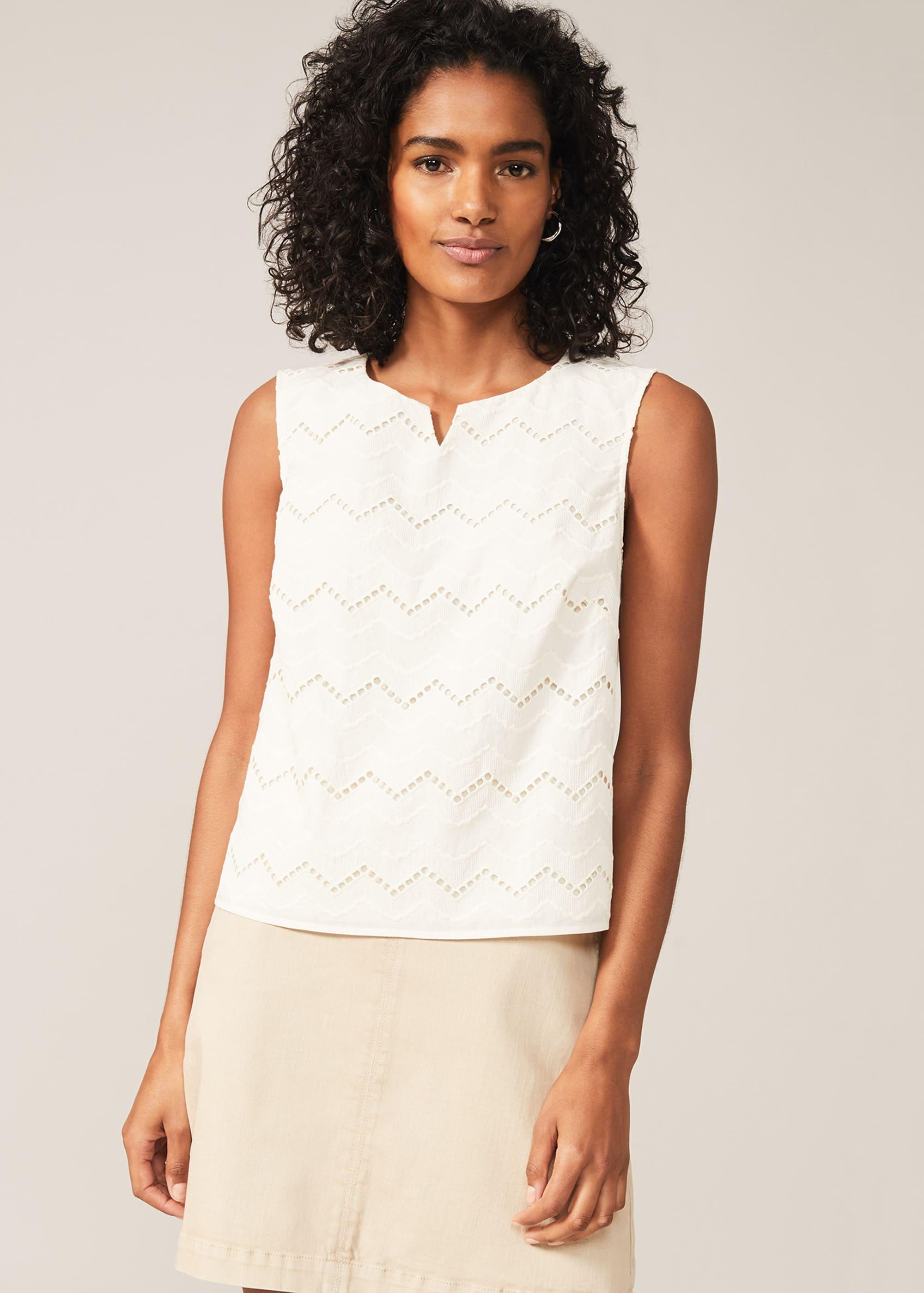 Sabel Broderie Anglaise Blouse