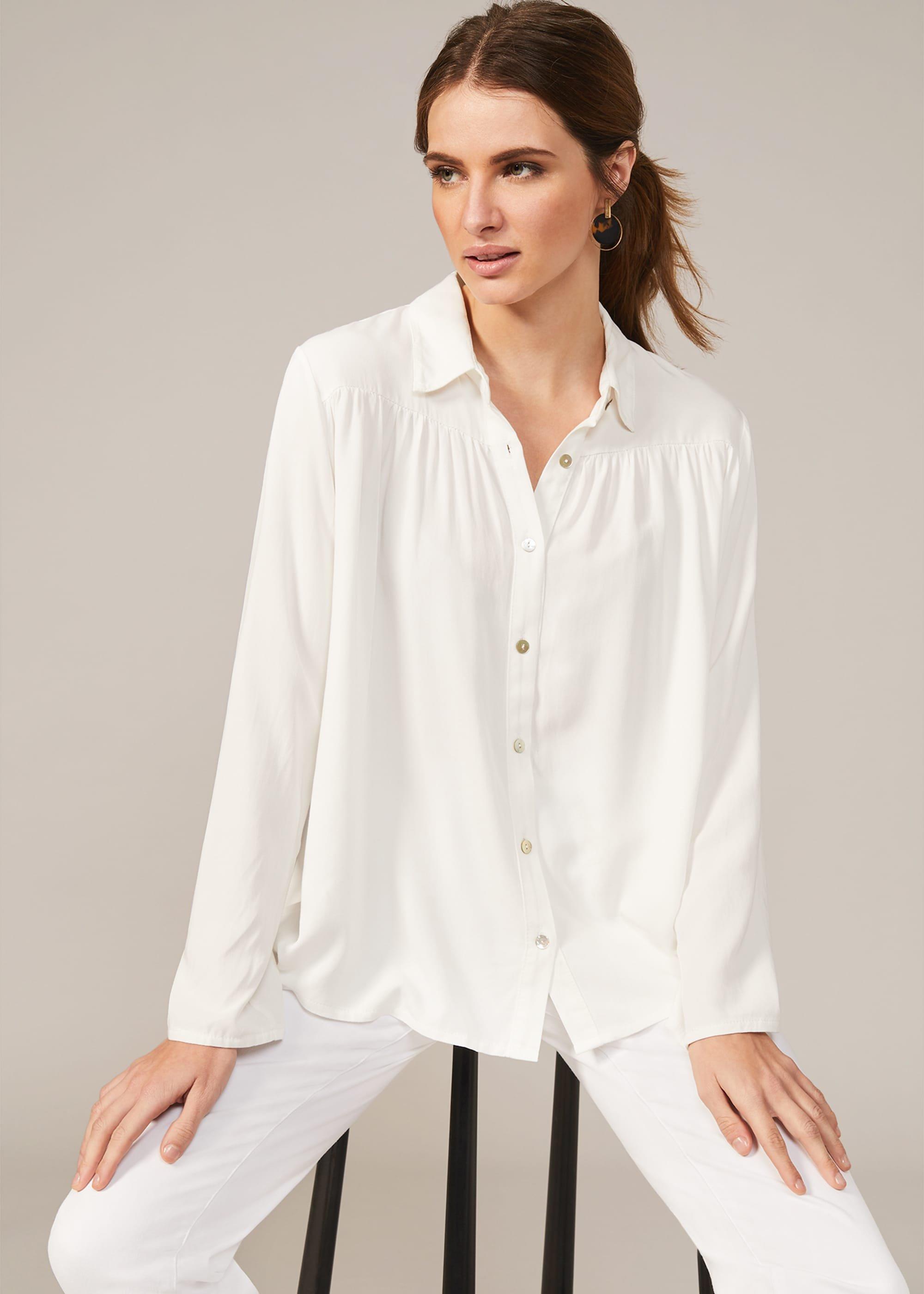 Evrim Gathered Detail Shirt