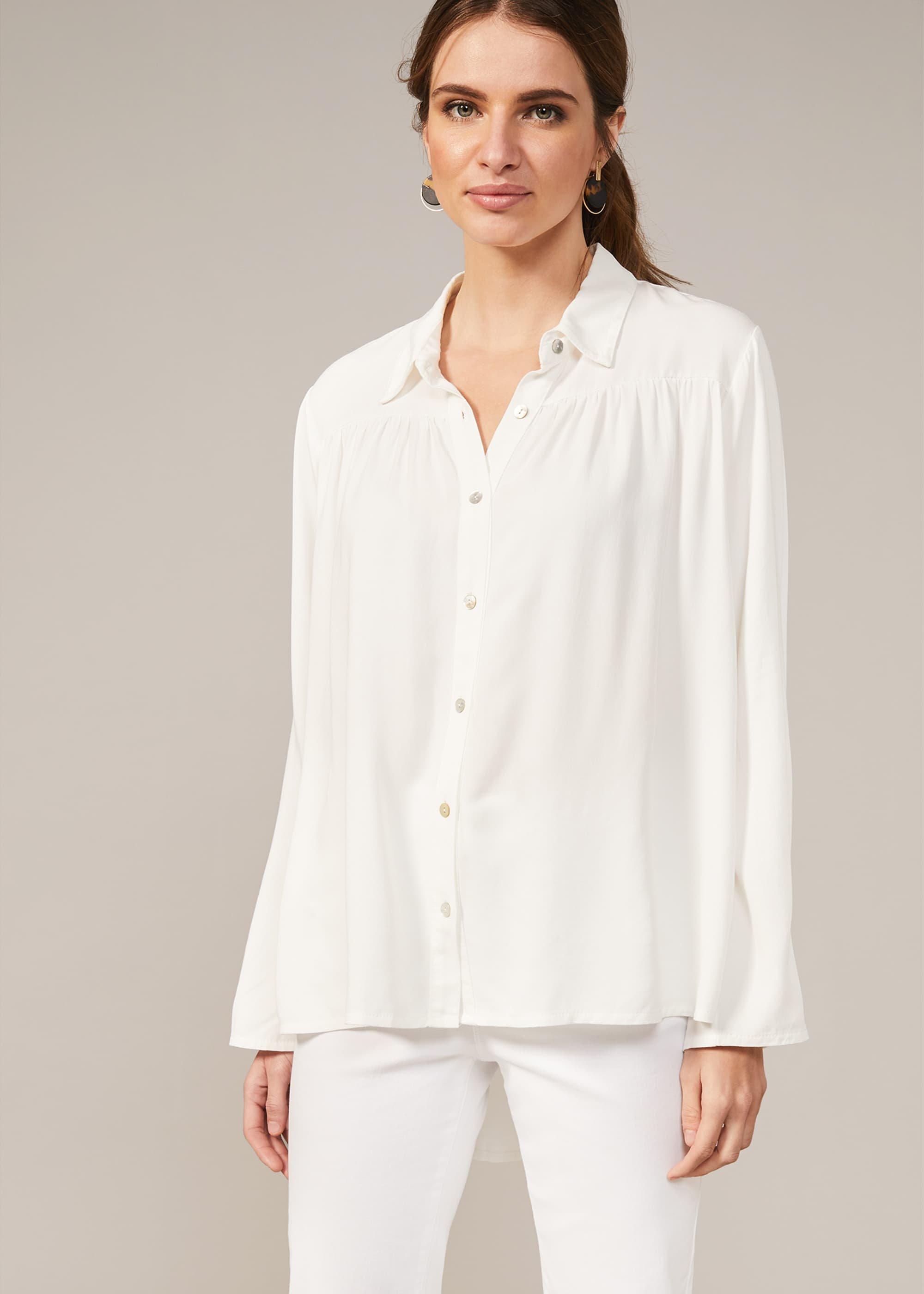 Evrim Gathered Detail Shirt