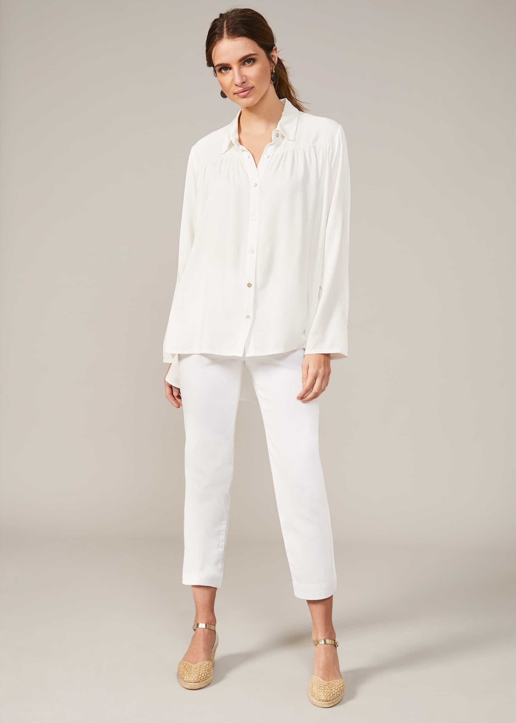 Evrim Gathered Detail Shirt