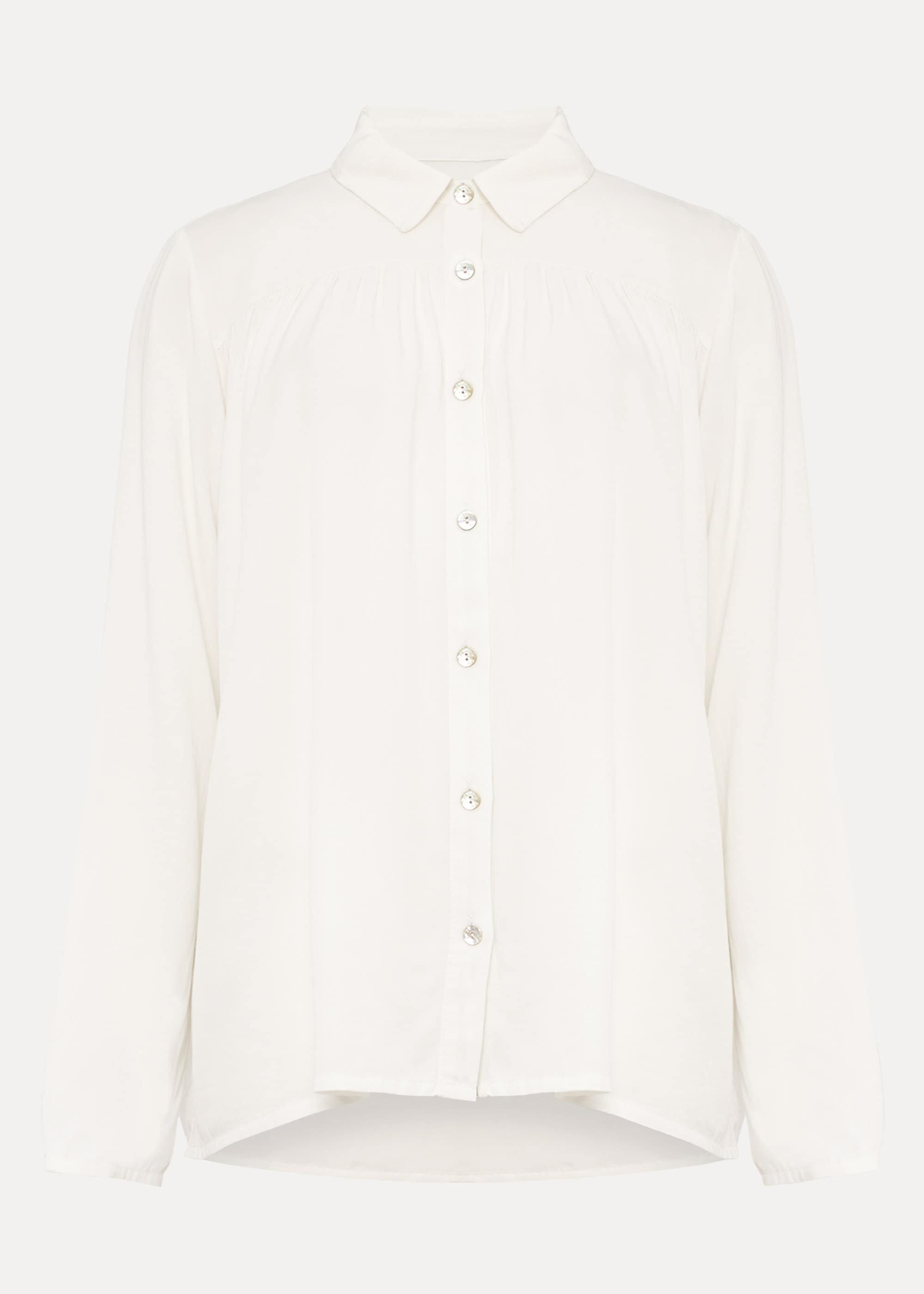 Evrim Gathered Detail Shirt
