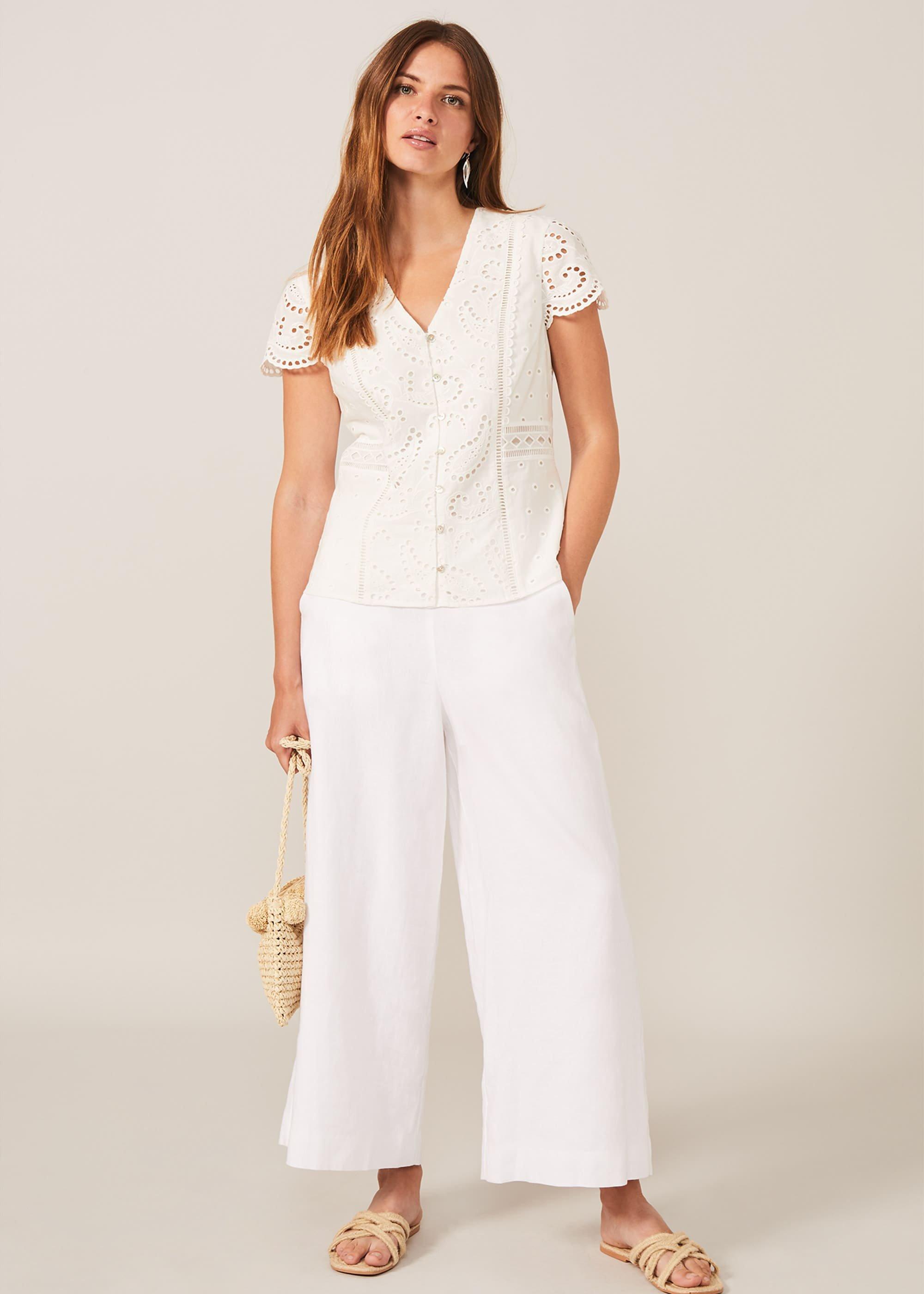 Lula Paisley Broderie Anglaise Blouse