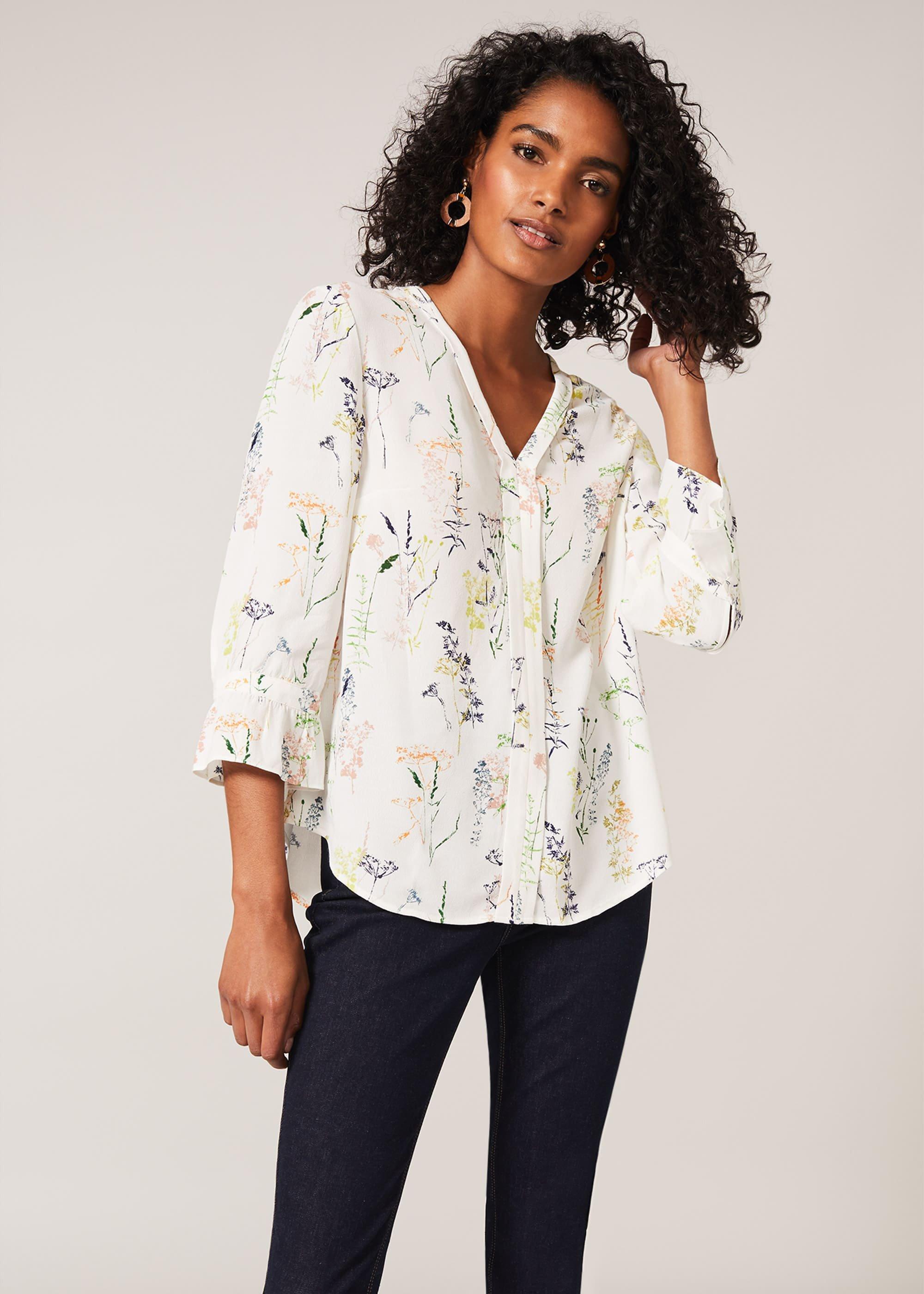 Katie Sprig Print Blouse