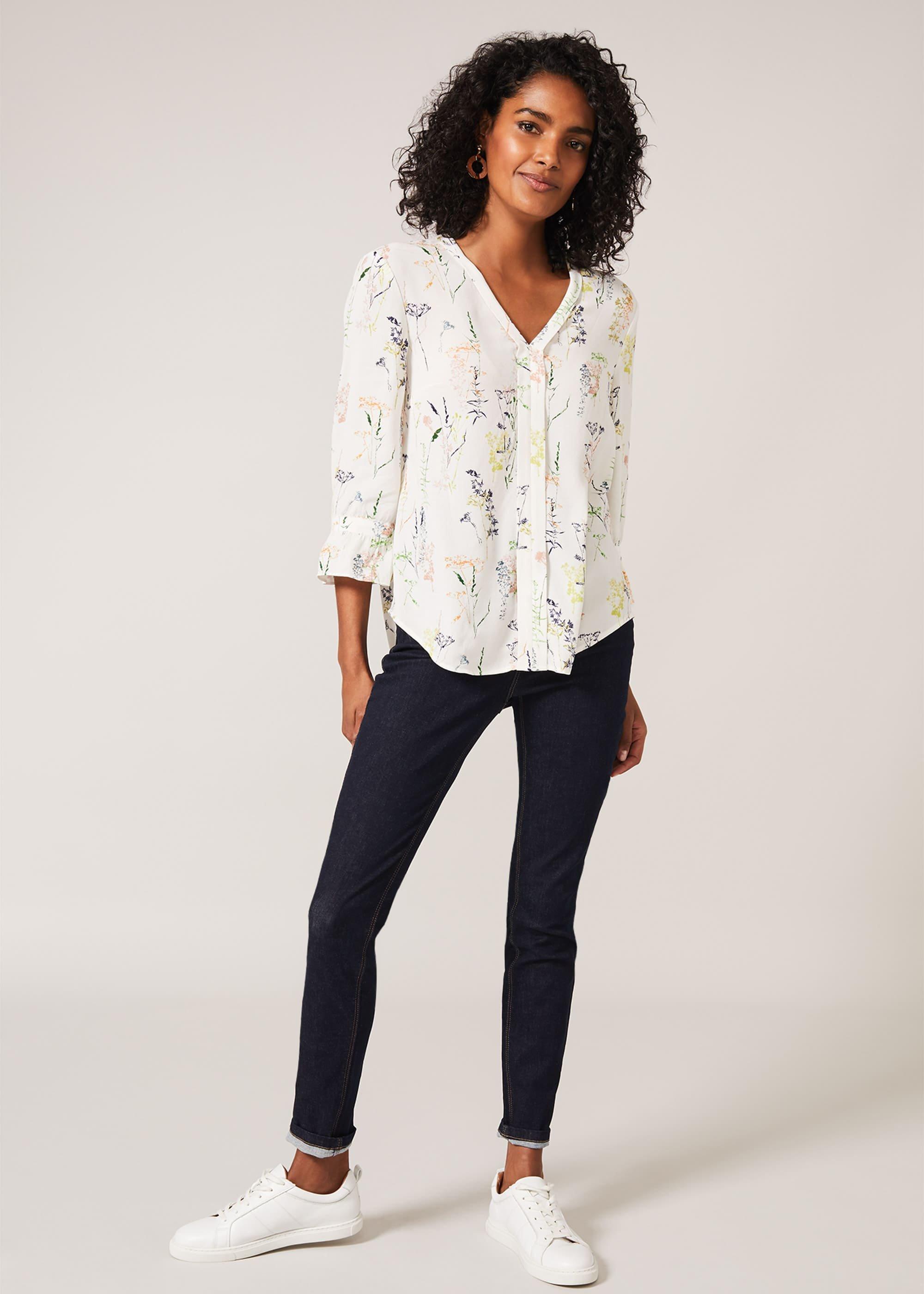 Katie Sprig Print Blouse
