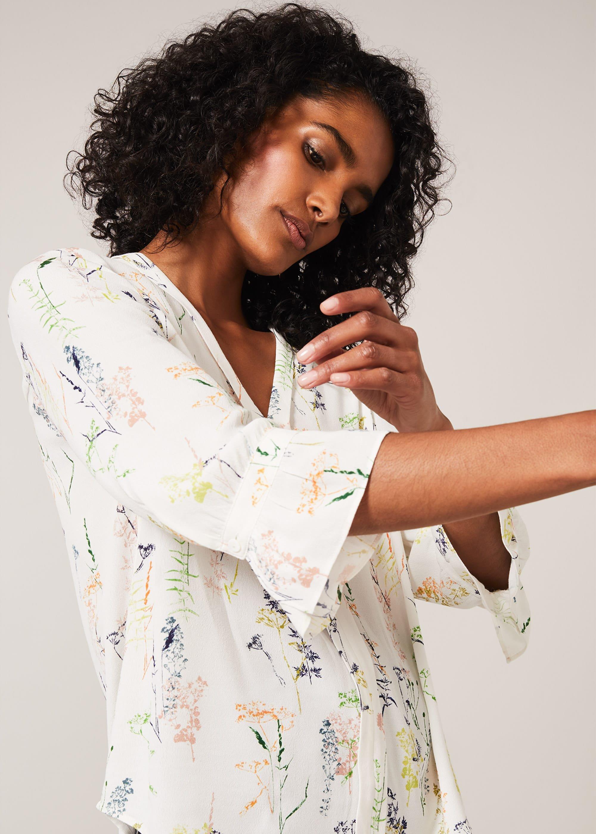 Katie Sprig Print Blouse