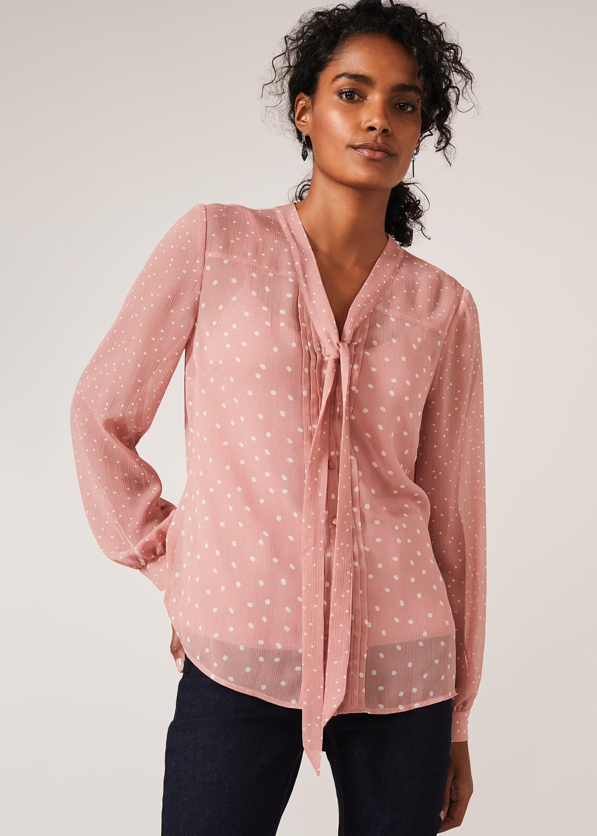 Eleanor Spot Blouse
