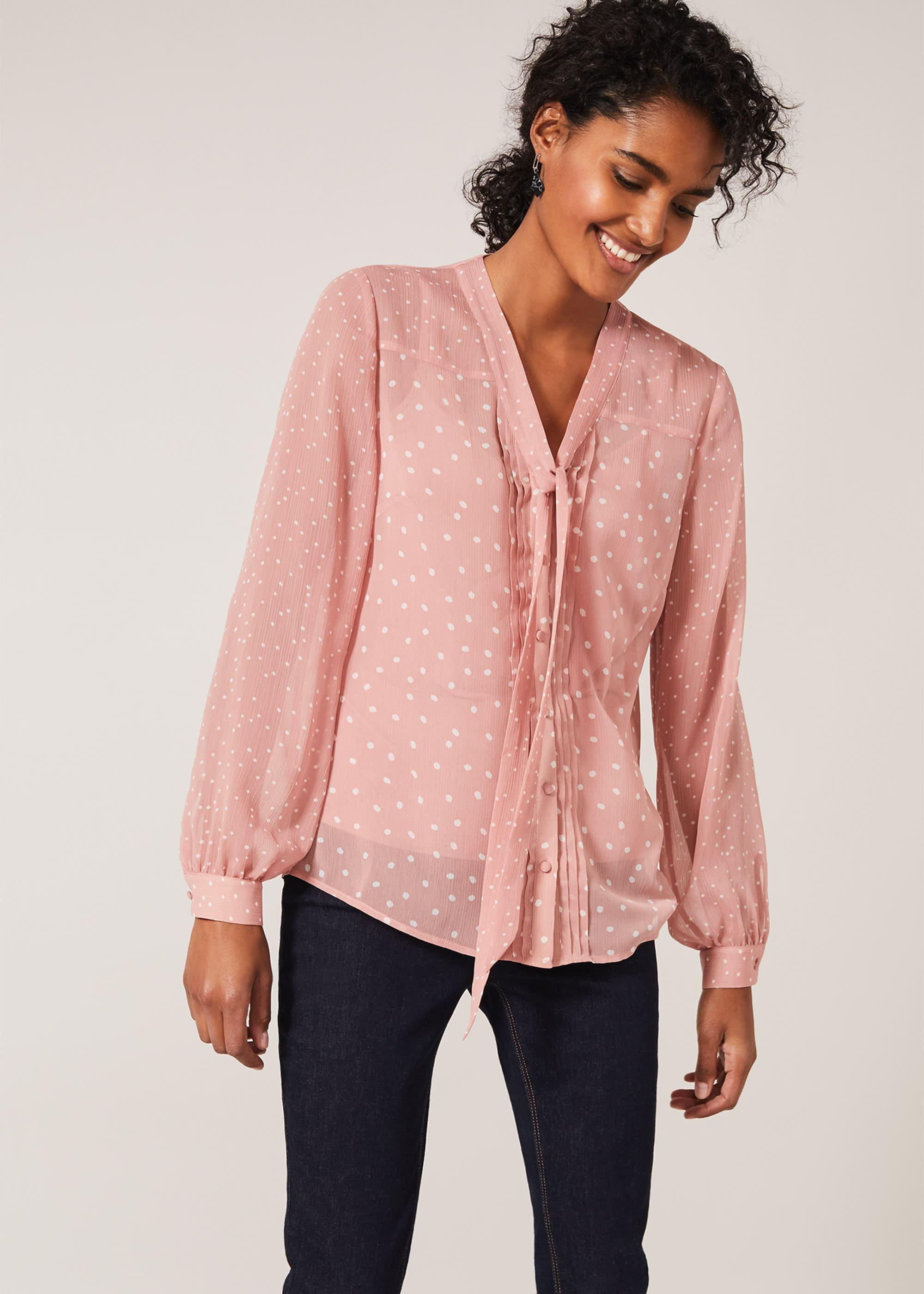 Eleanor Spot Blouse