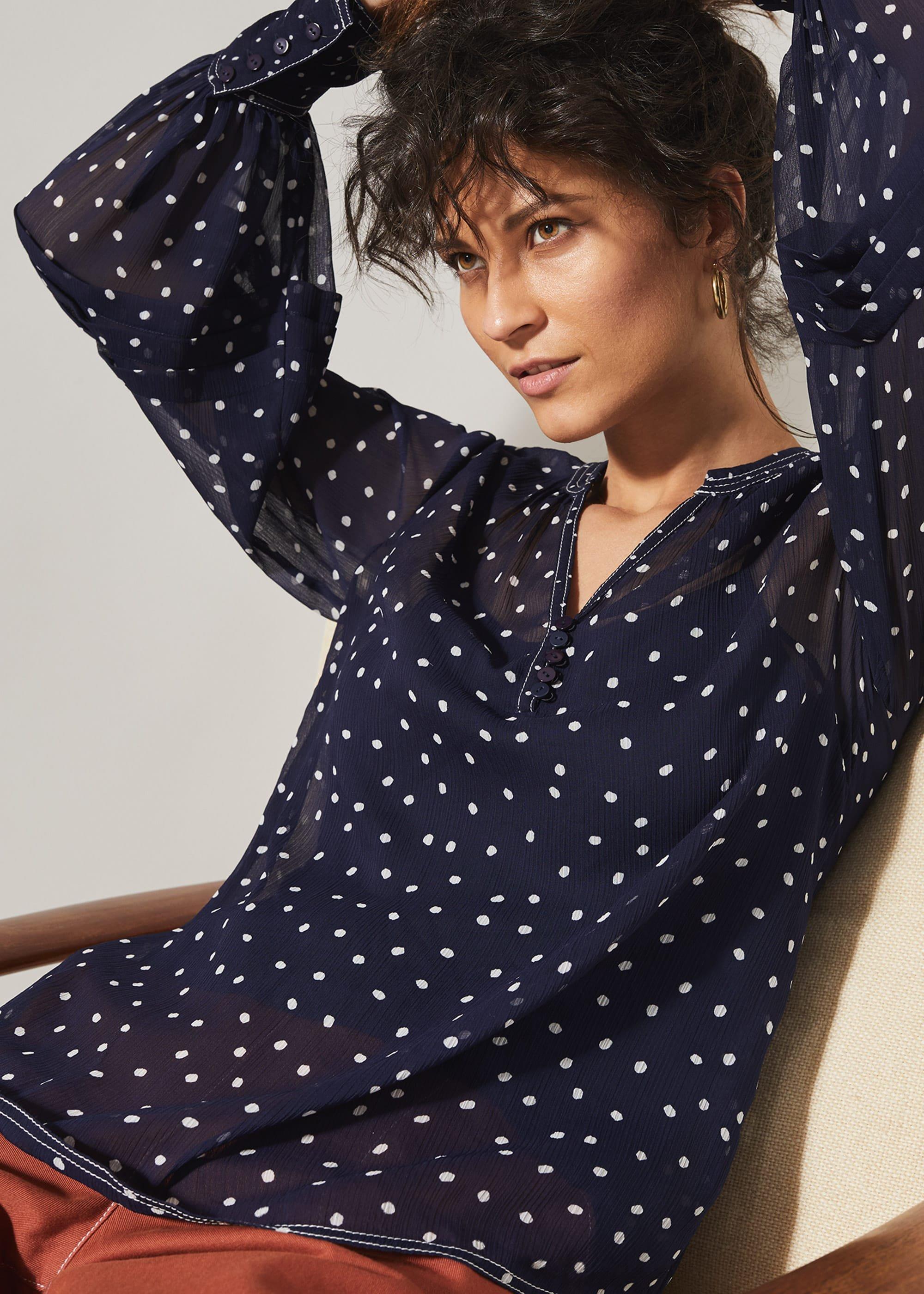 Elea Spot Blouse