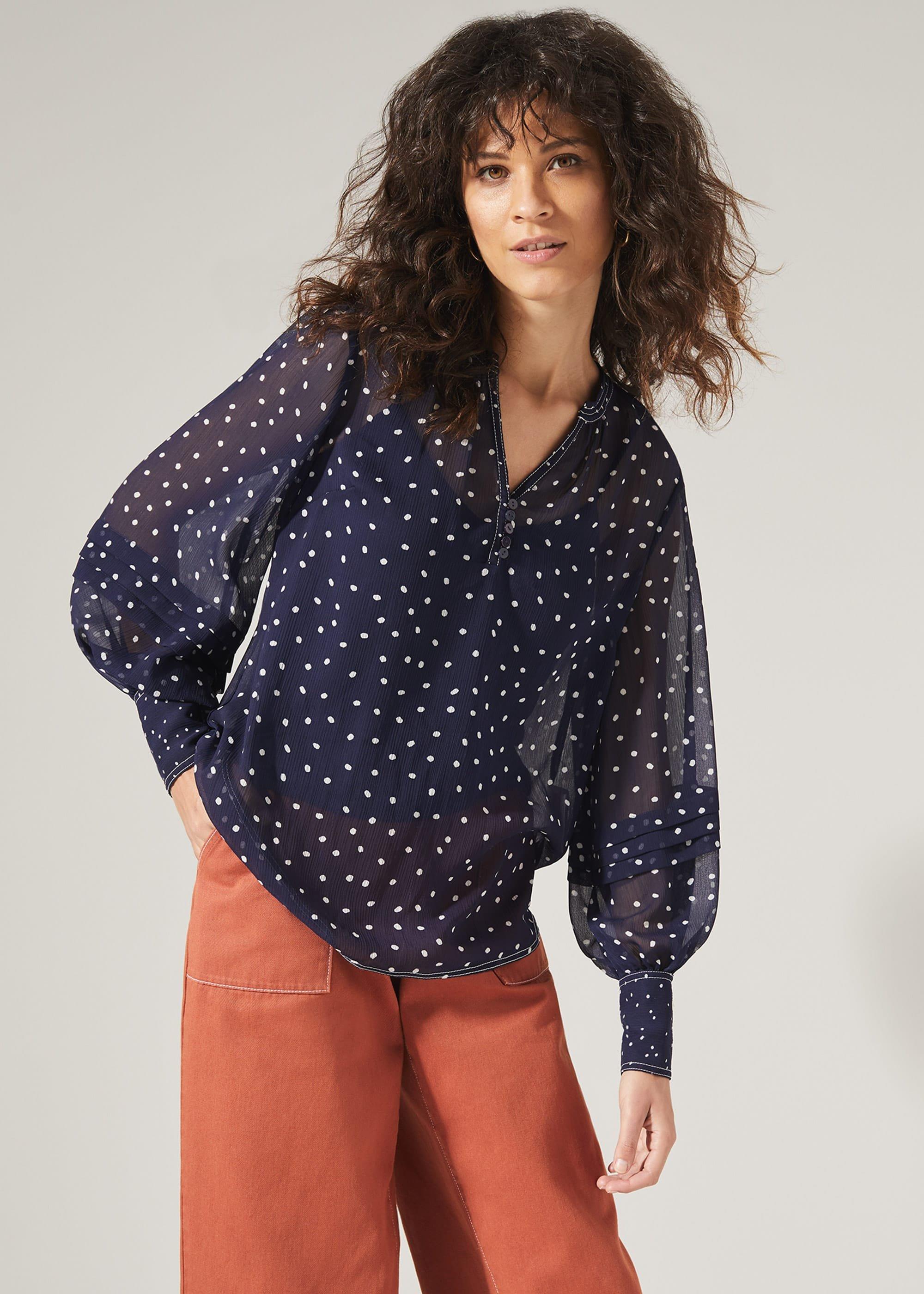Elea Spot Blouse