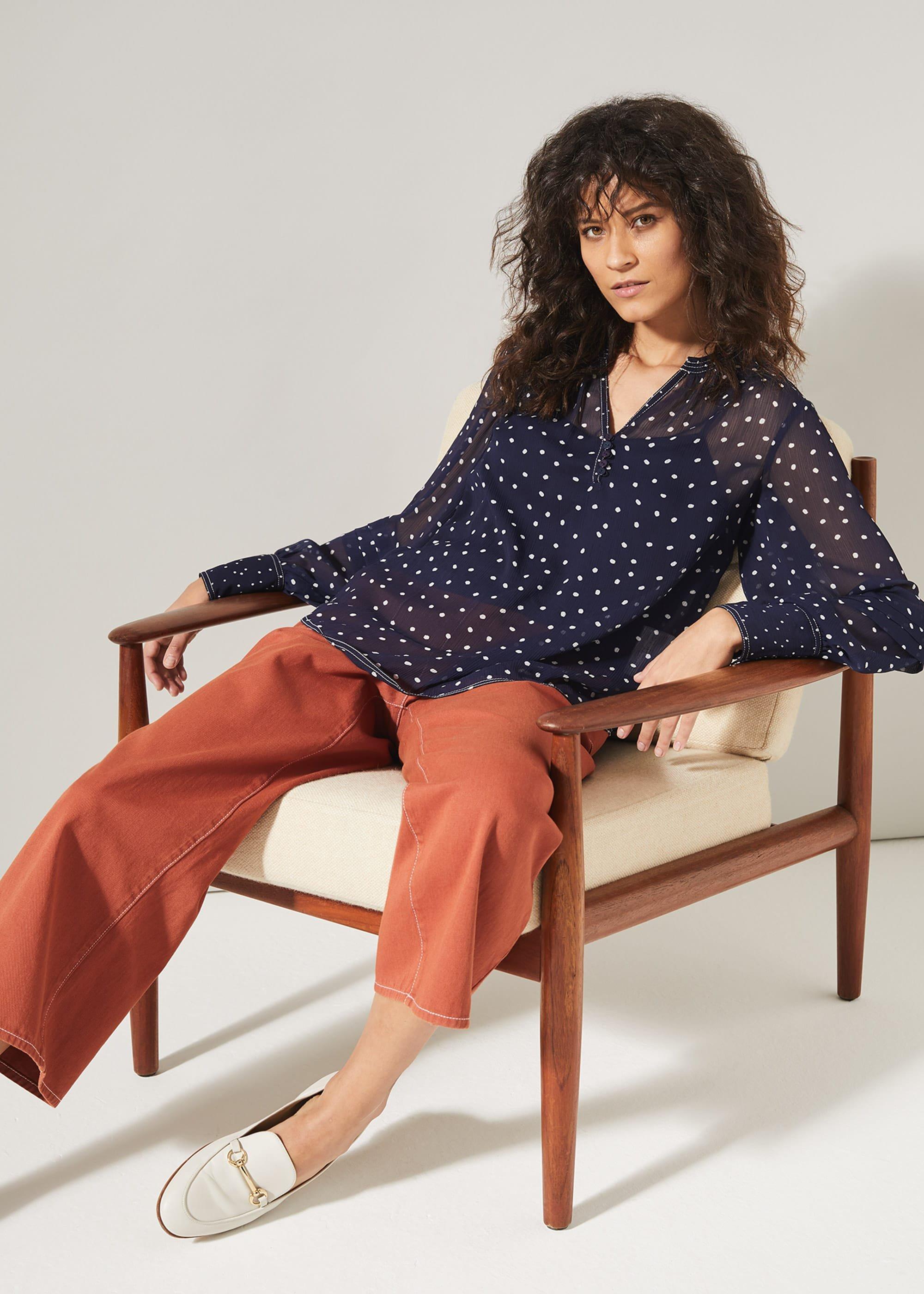 Elea Spot Blouse