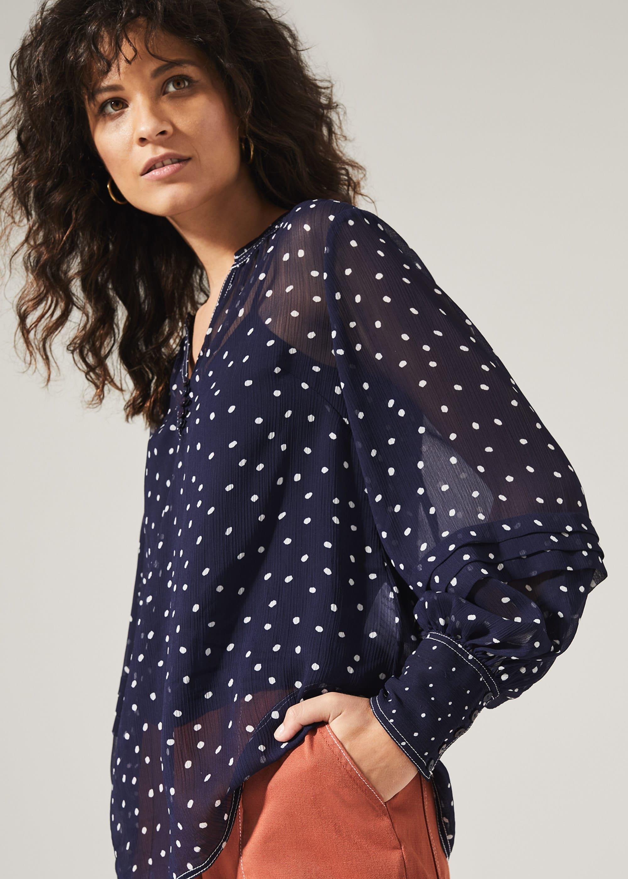 Elea Spot Blouse