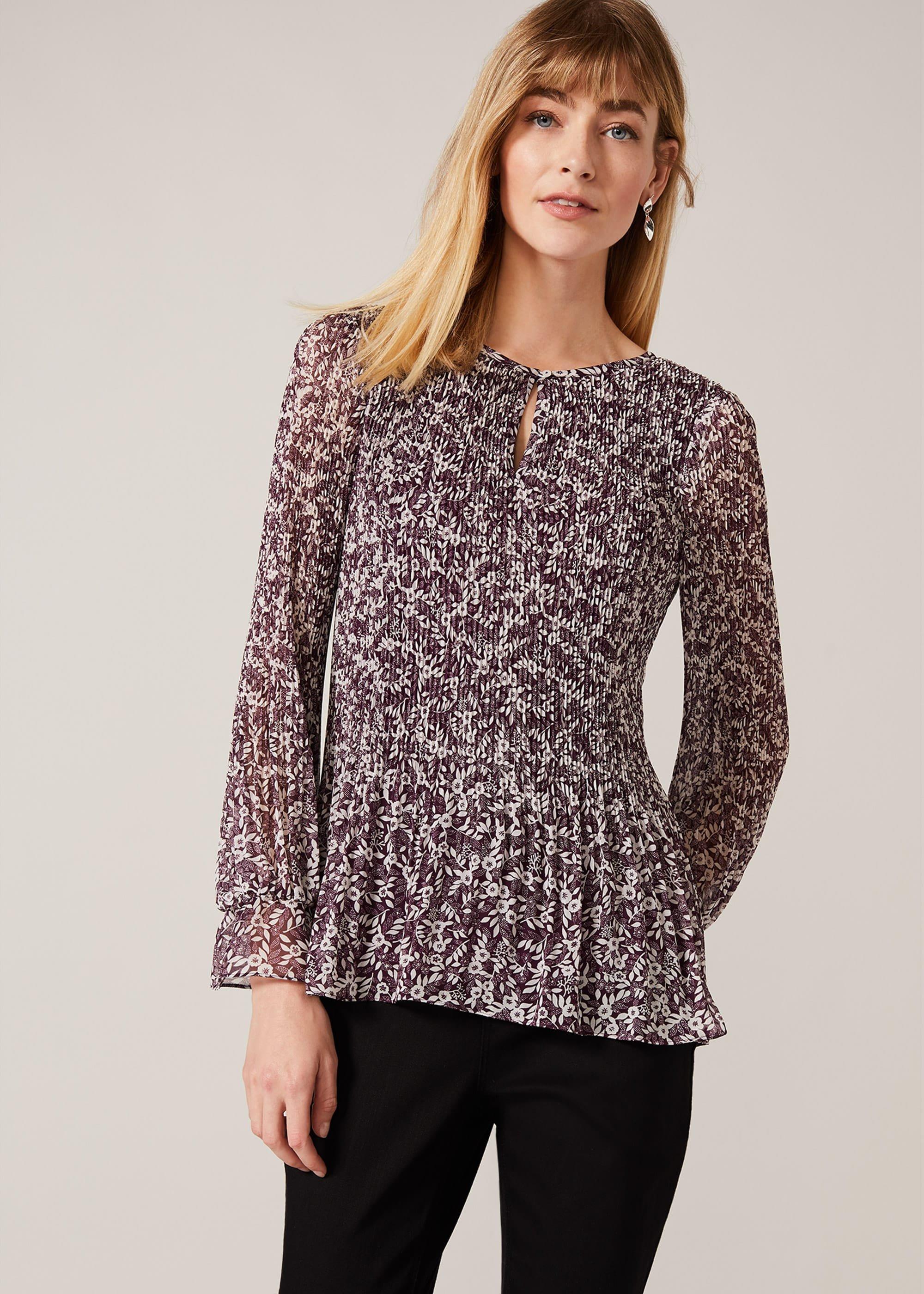Ella Ditsy Print Blouse