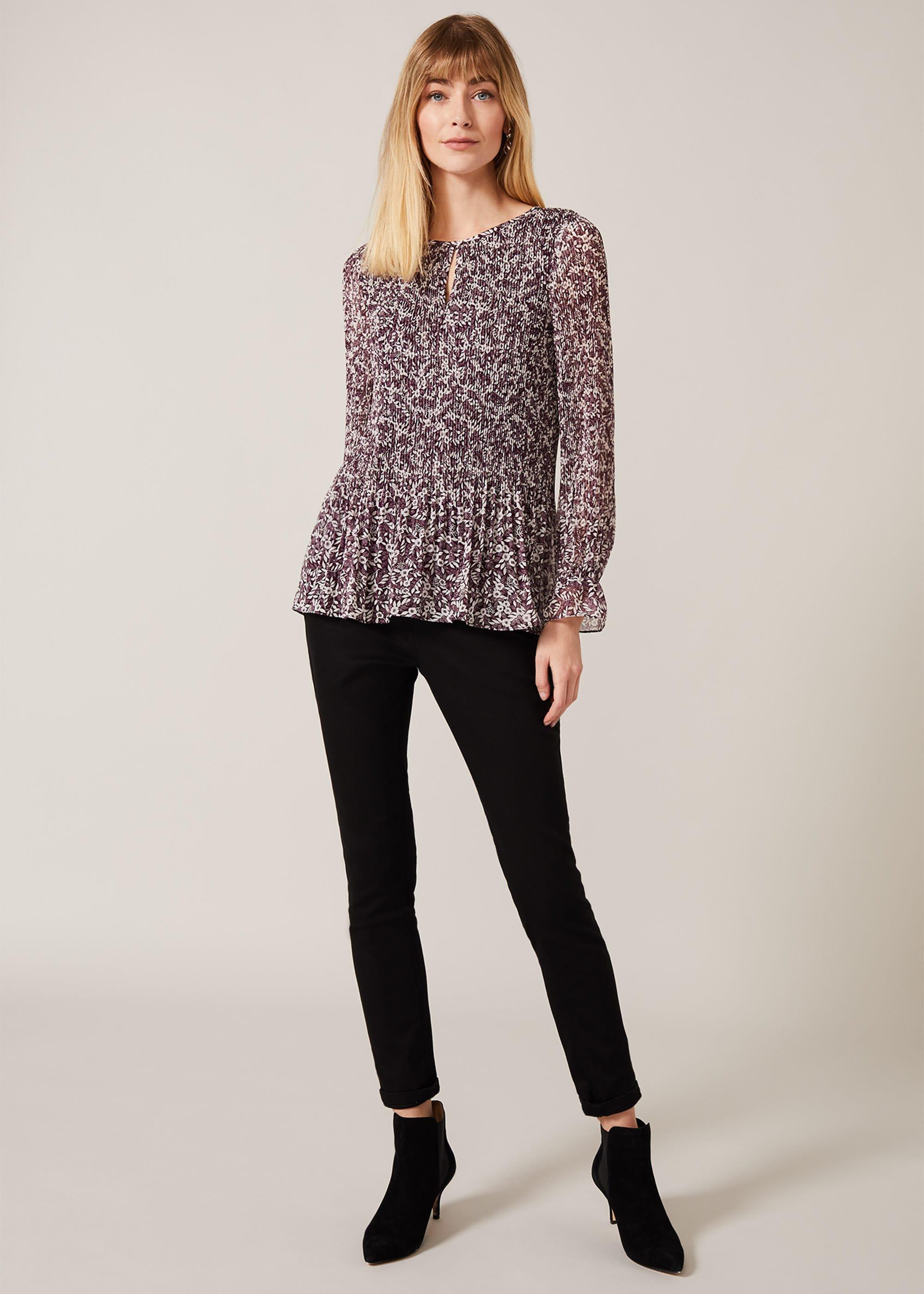 Ella Ditsy Print Blouse
