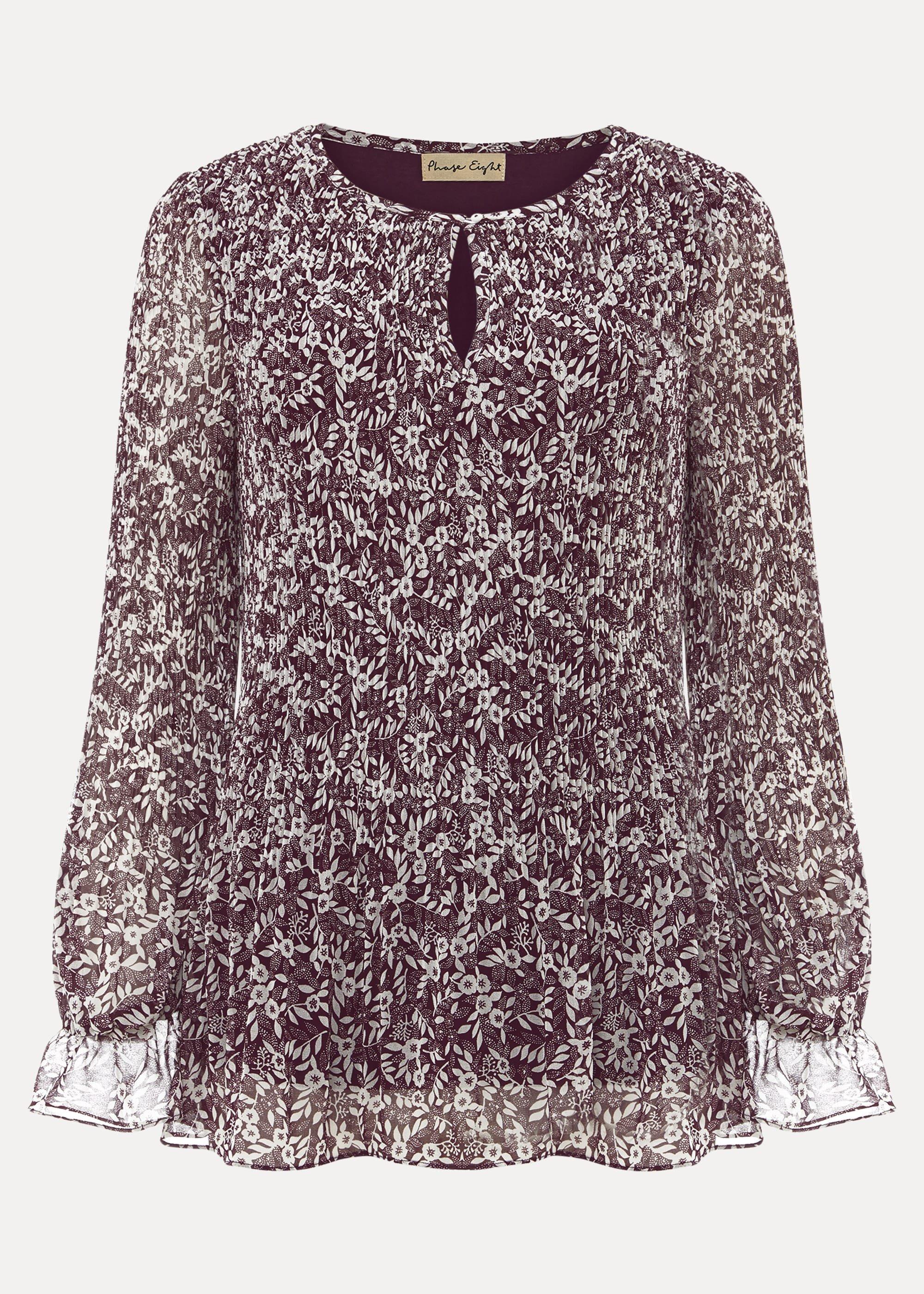 Ella Ditsy Print Blouse