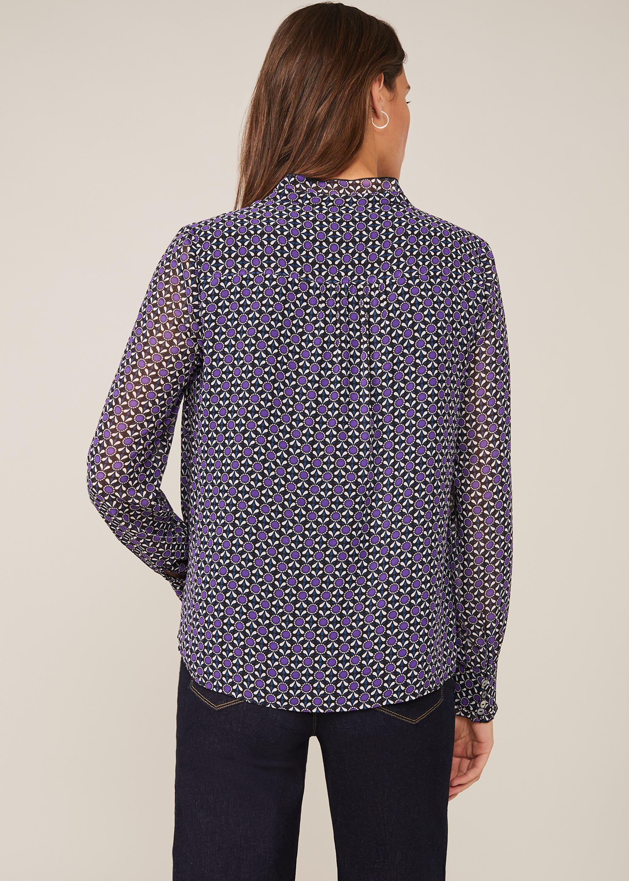 Beatrice Geo Print Blouse