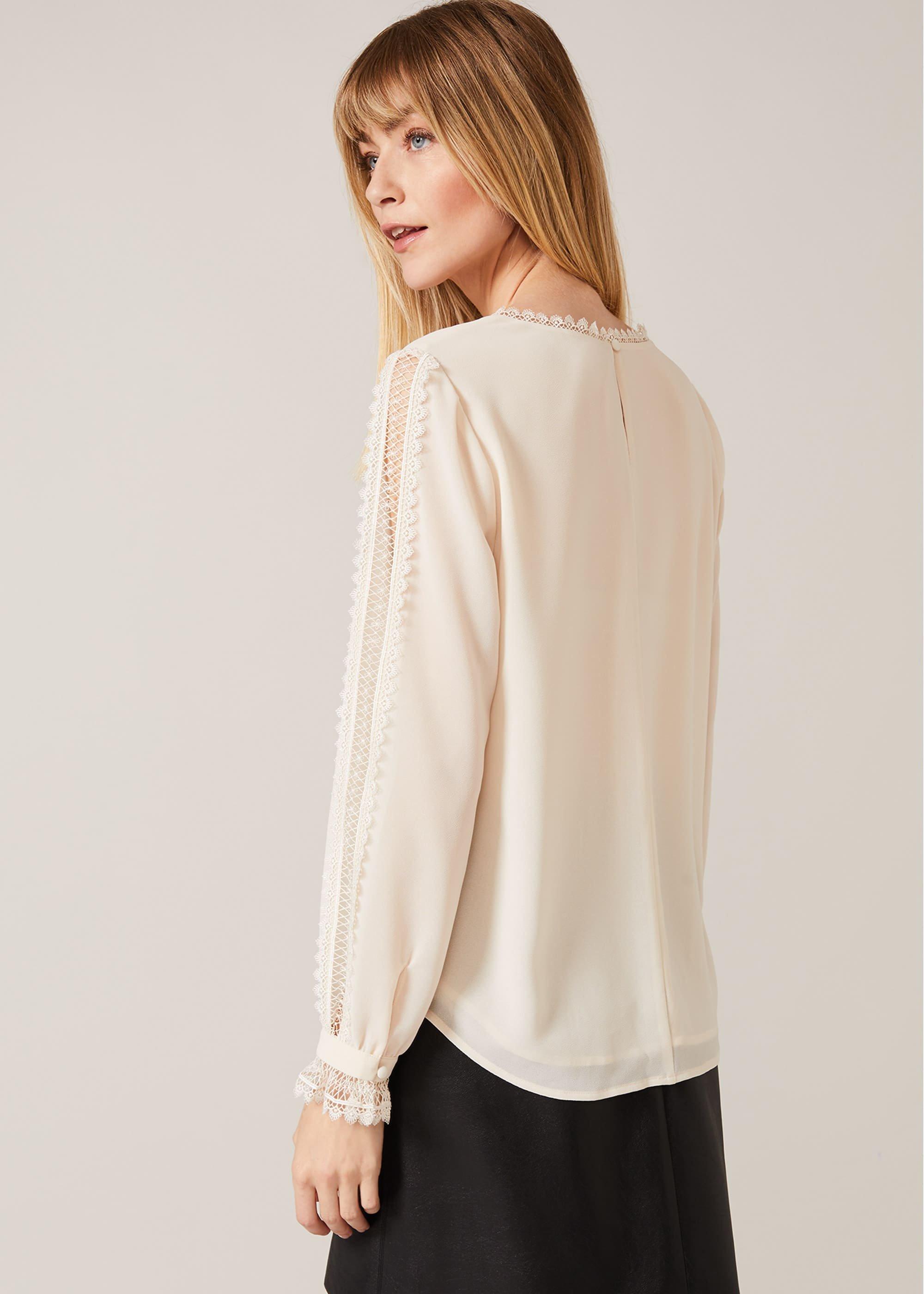 Lauren Lace Insert Blouse