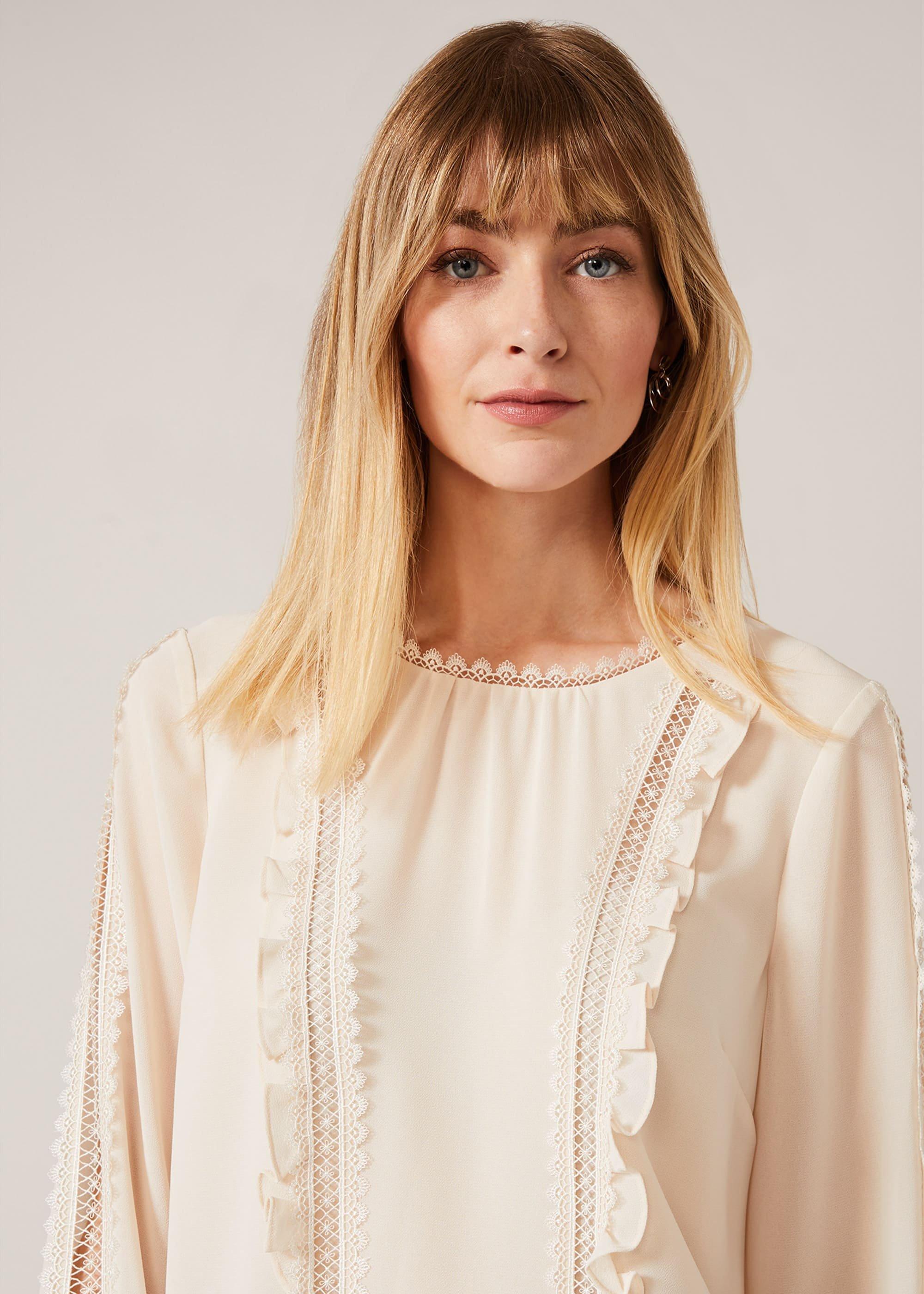 Lauren Lace Insert Blouse