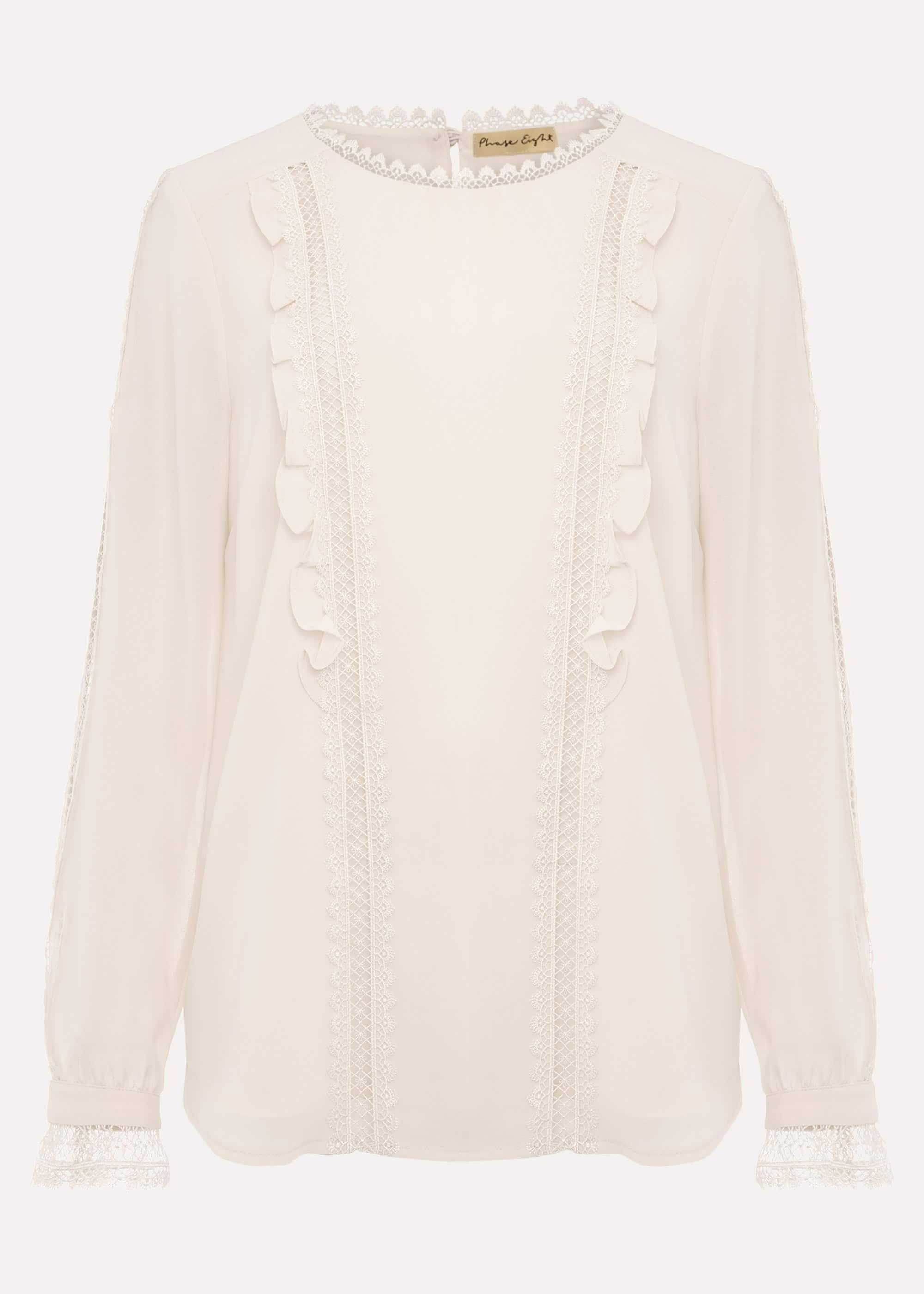 Lauren Lace Insert Blouse