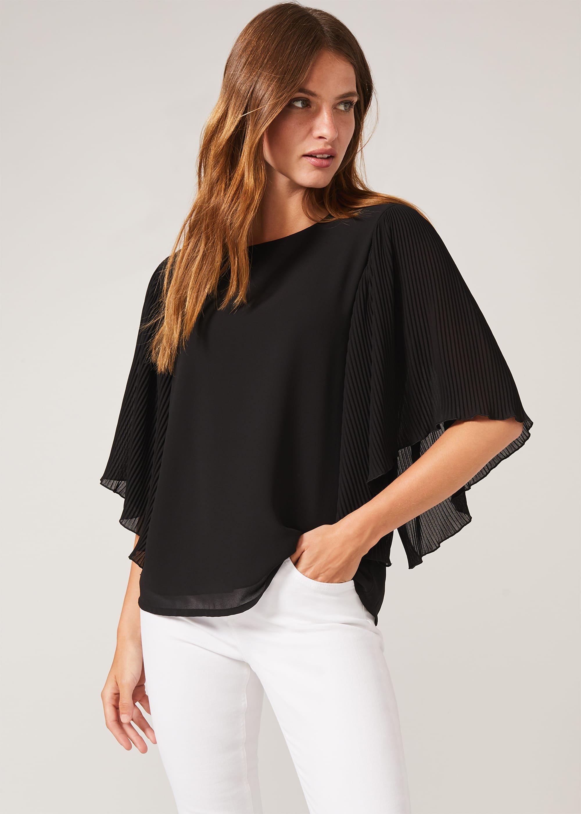 Paige Pleat Sleeve Blouse