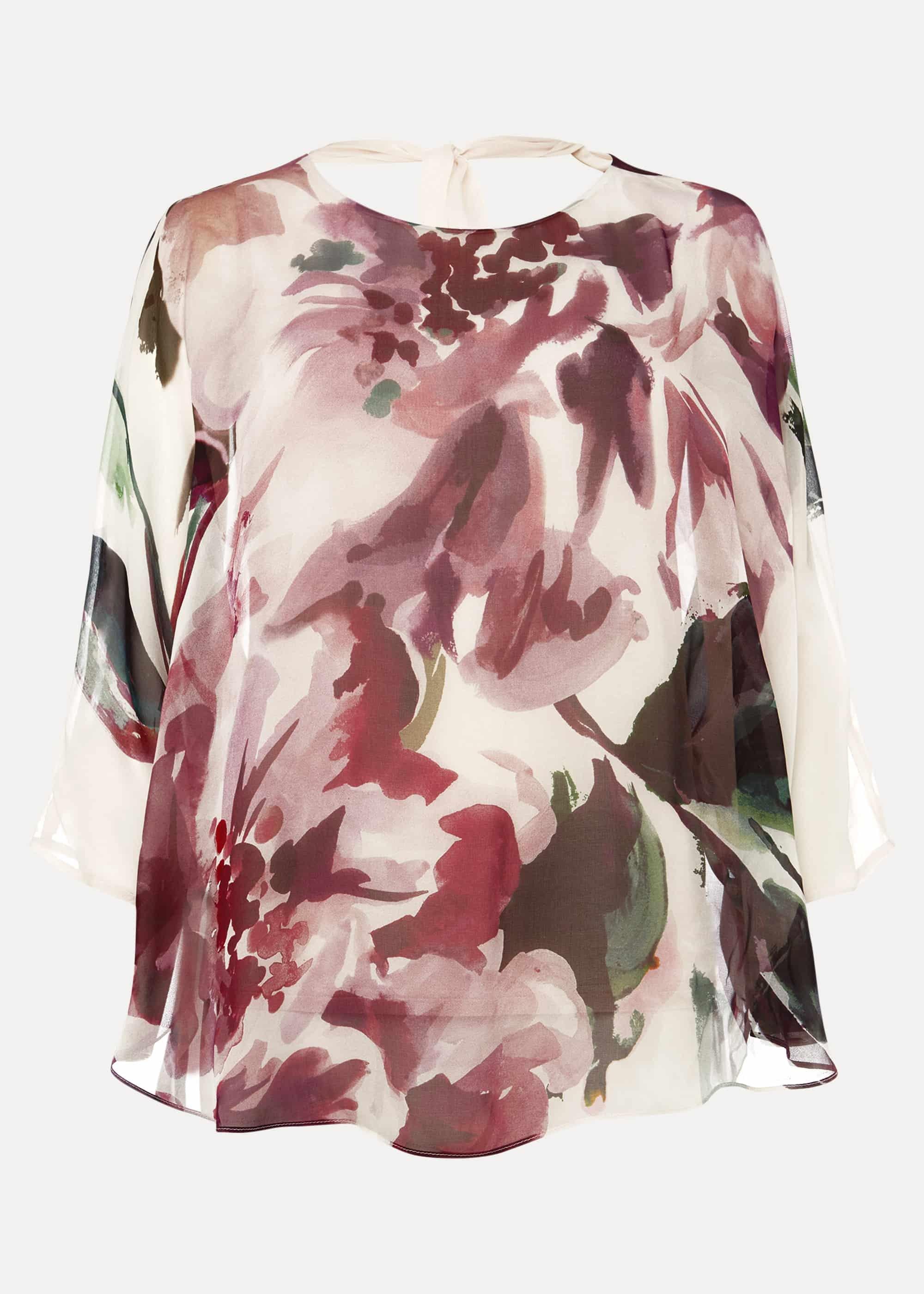 Peony Silk Blouse