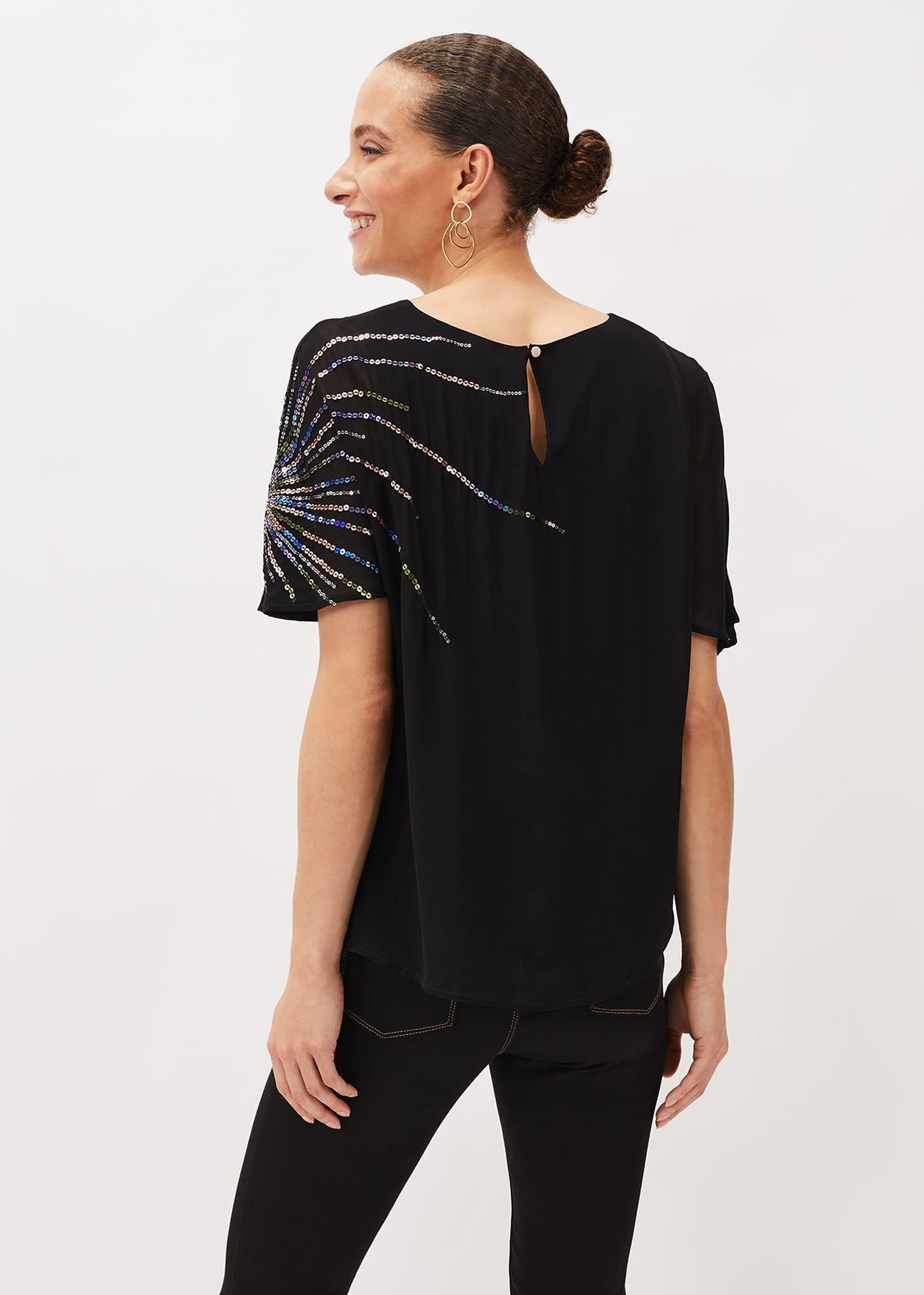 Starburst Sequin Blouse