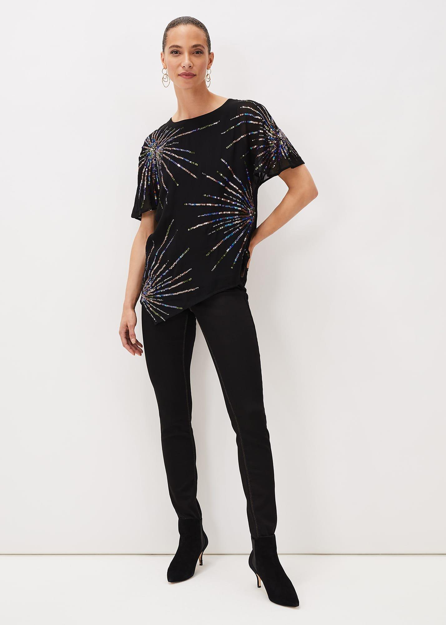Starburst Sequin Blouse