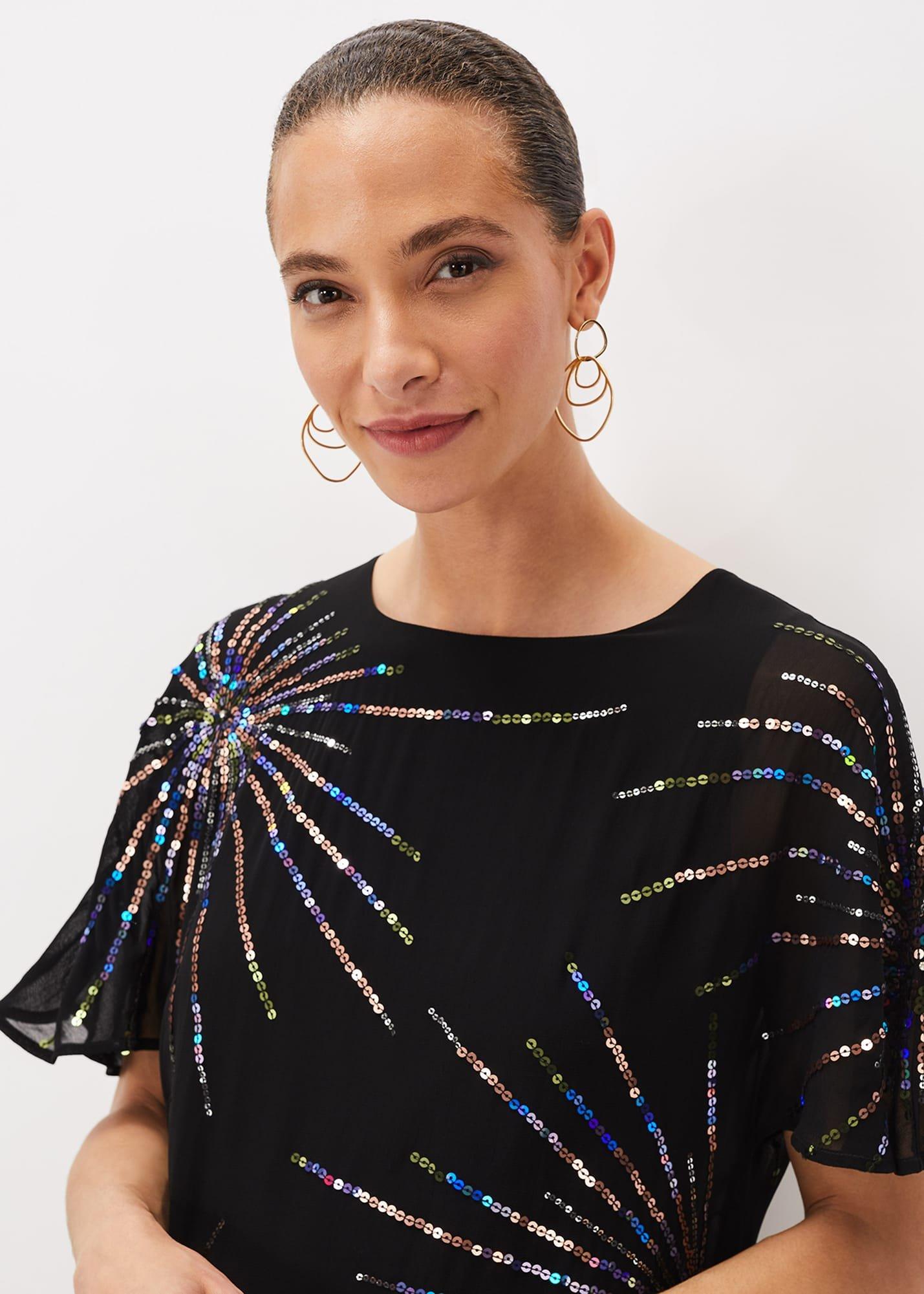 Starburst Sequin Blouse