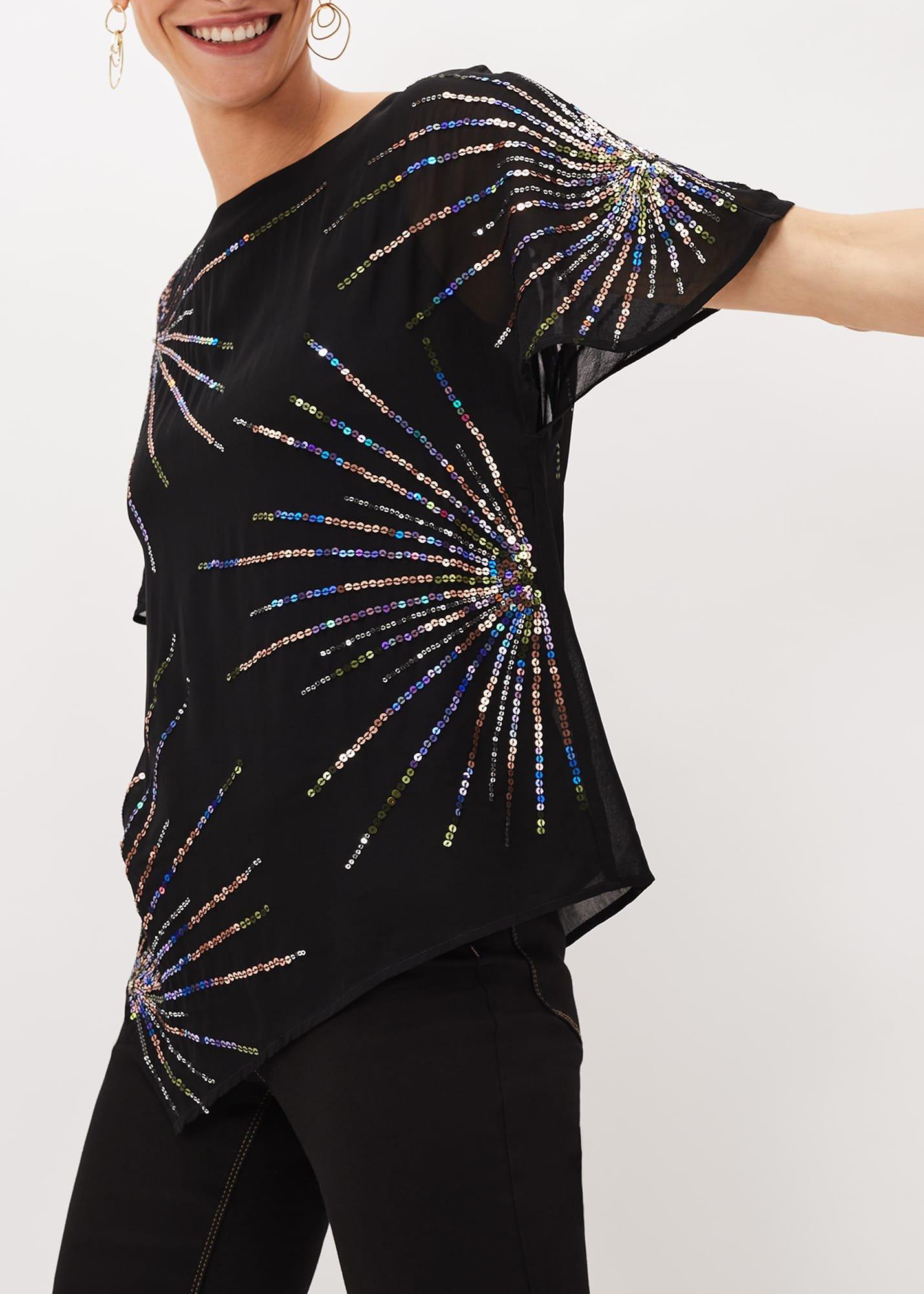 Starburst Sequin Blouse