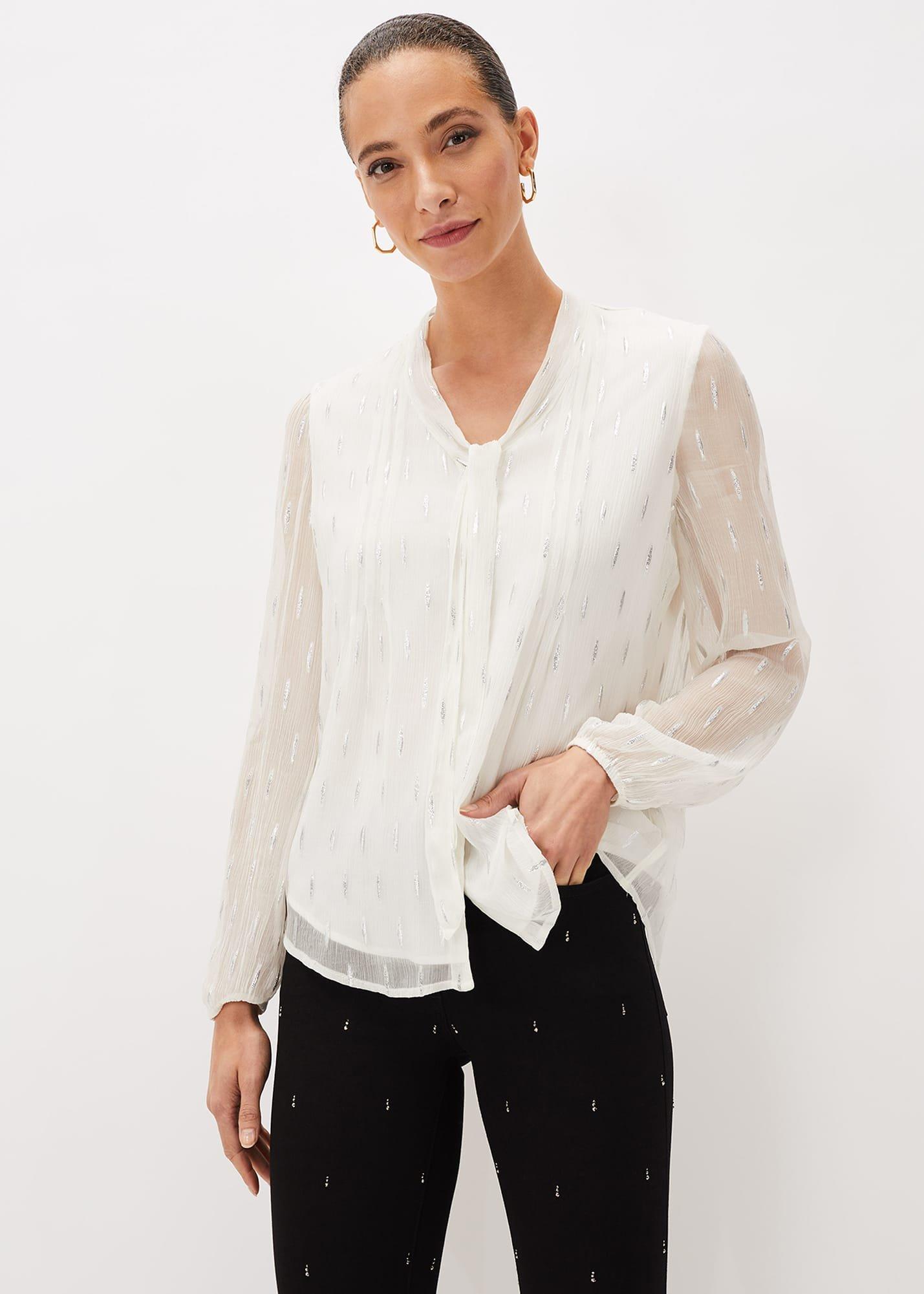 Delila Shimmer Blouse
