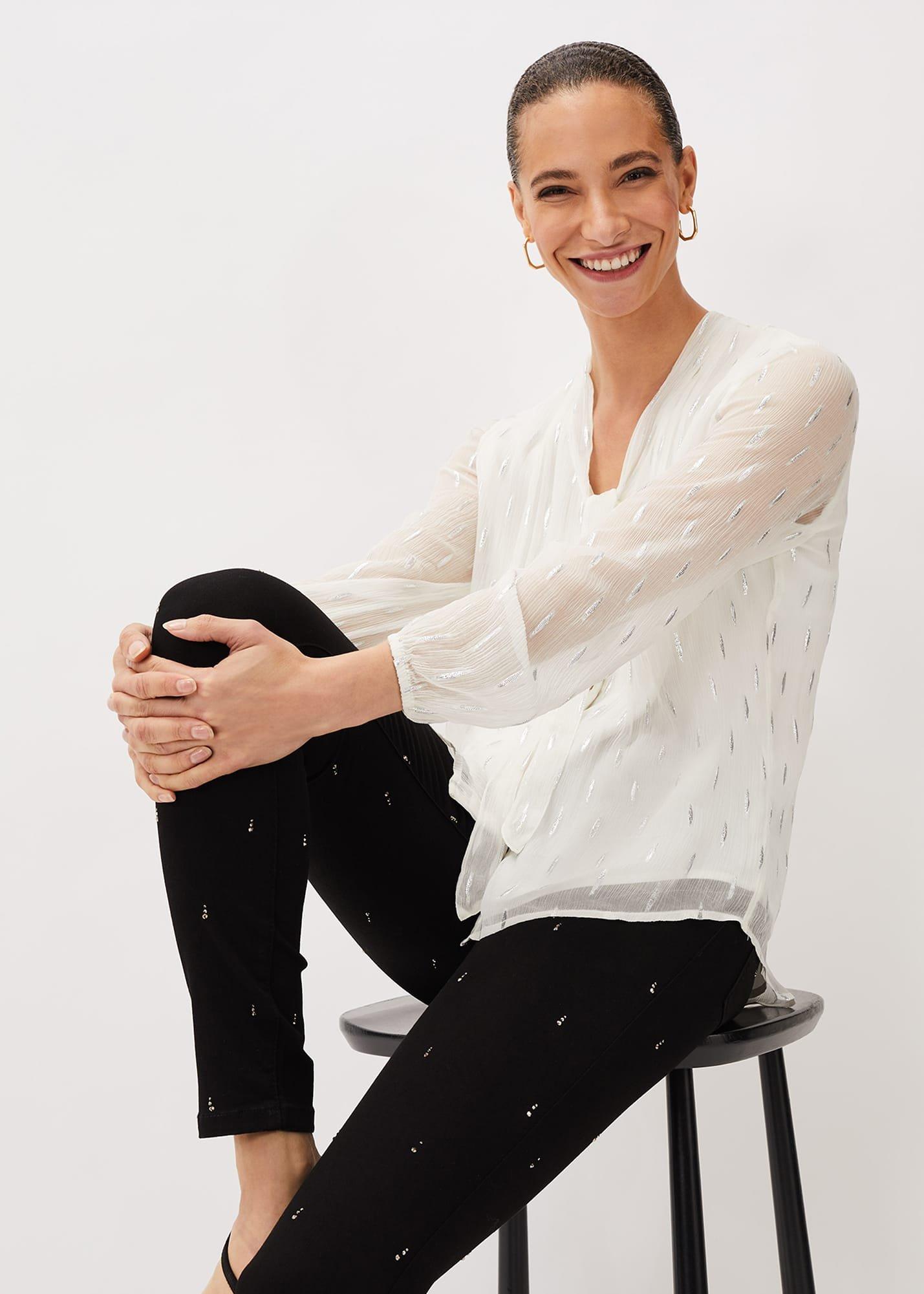 Delila Shimmer Blouse