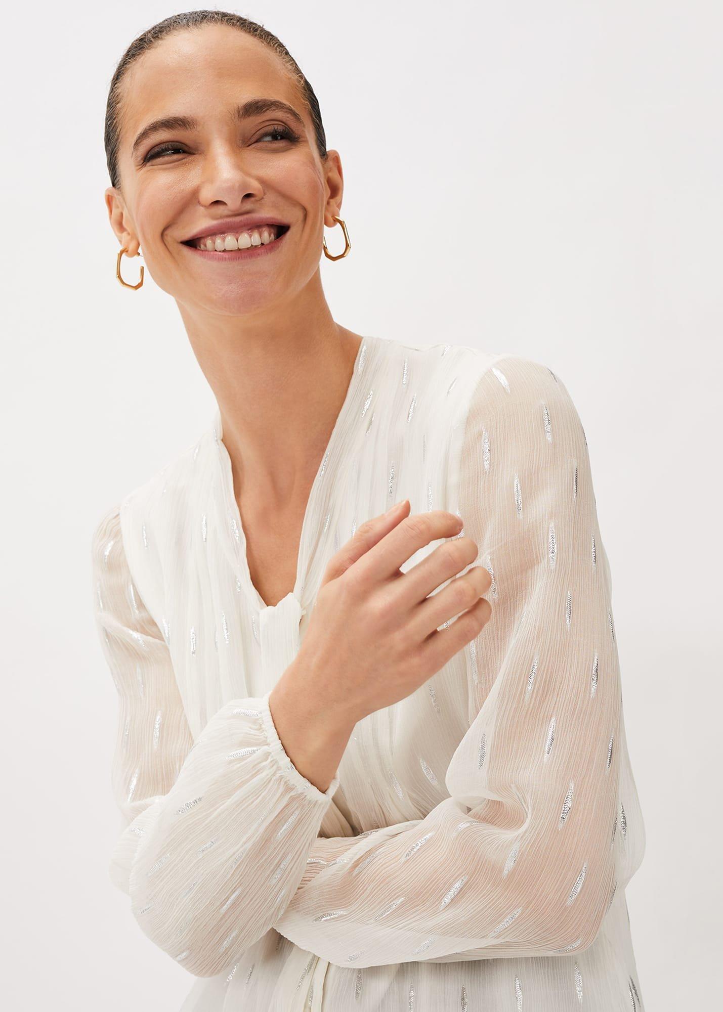 Delila Shimmer Blouse