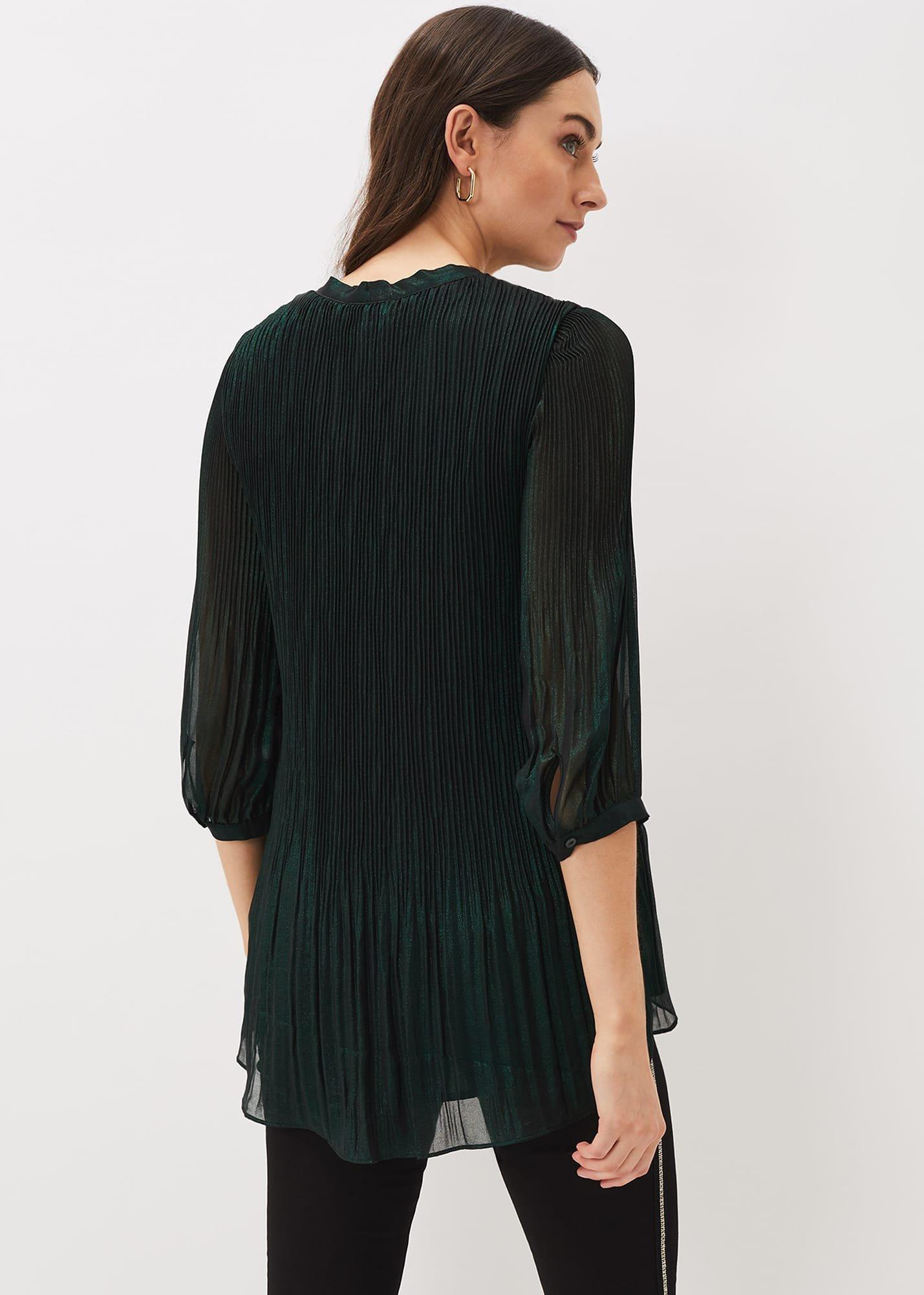Ella Foil Blouse