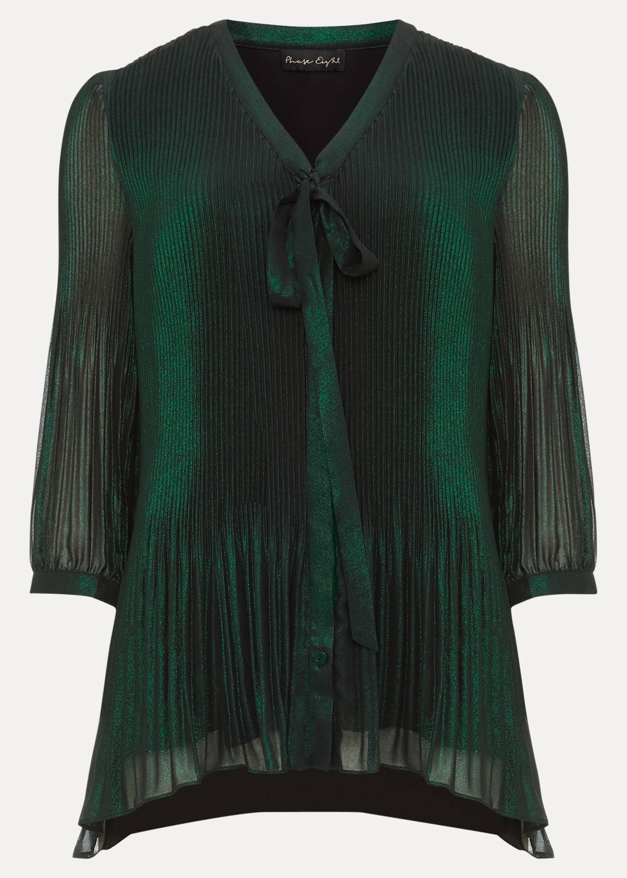 Ella Foil Blouse