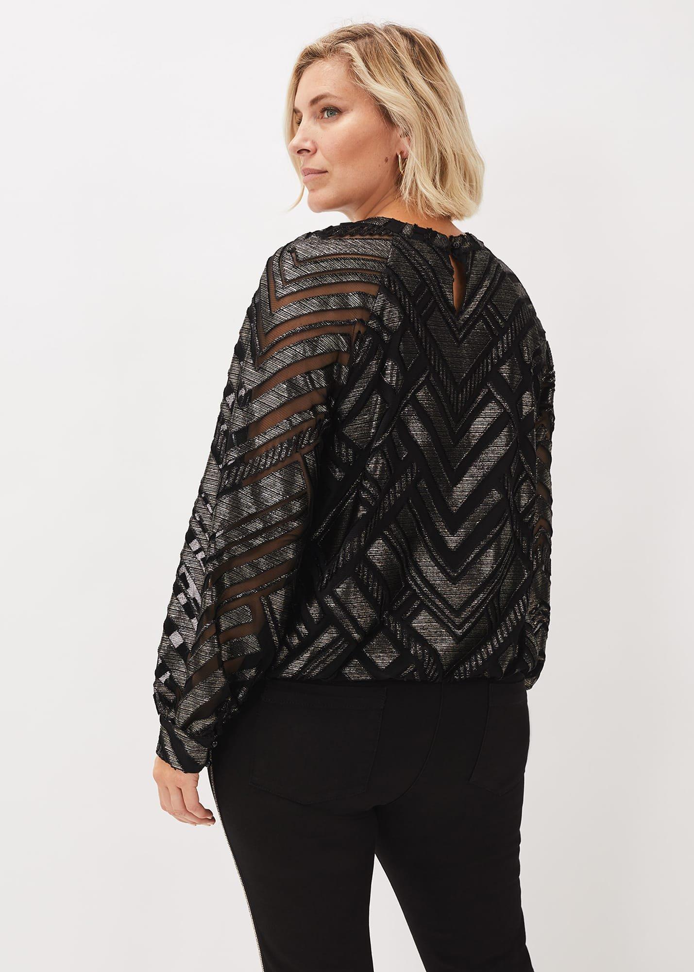 Cassidy Chevron Blouse
