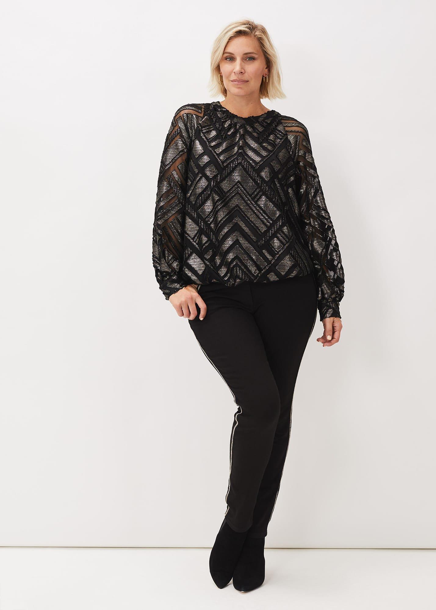 Cassidy Chevron Blouse