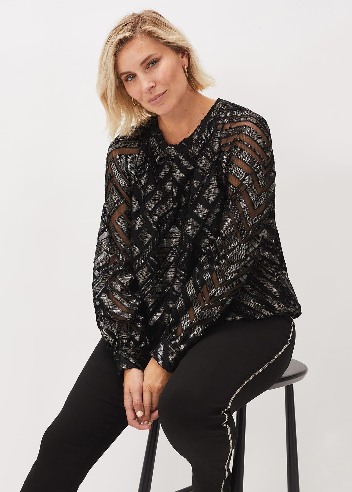 Cassidy Chevron Blouse