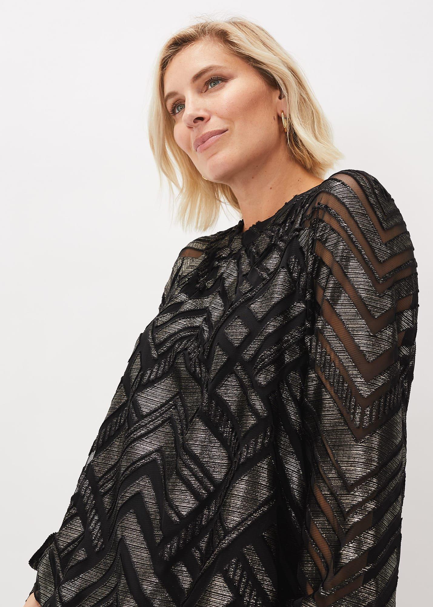 Cassidy Chevron Blouse