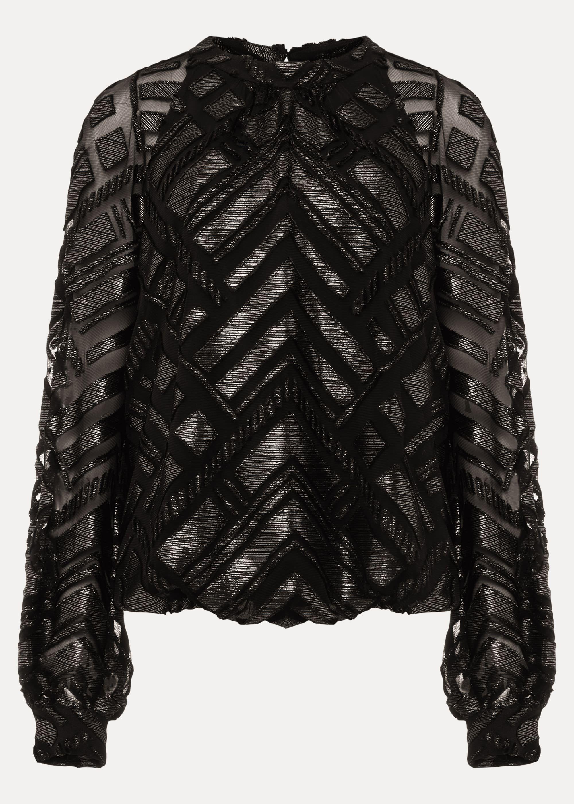 Cassidy Chevron Blouse