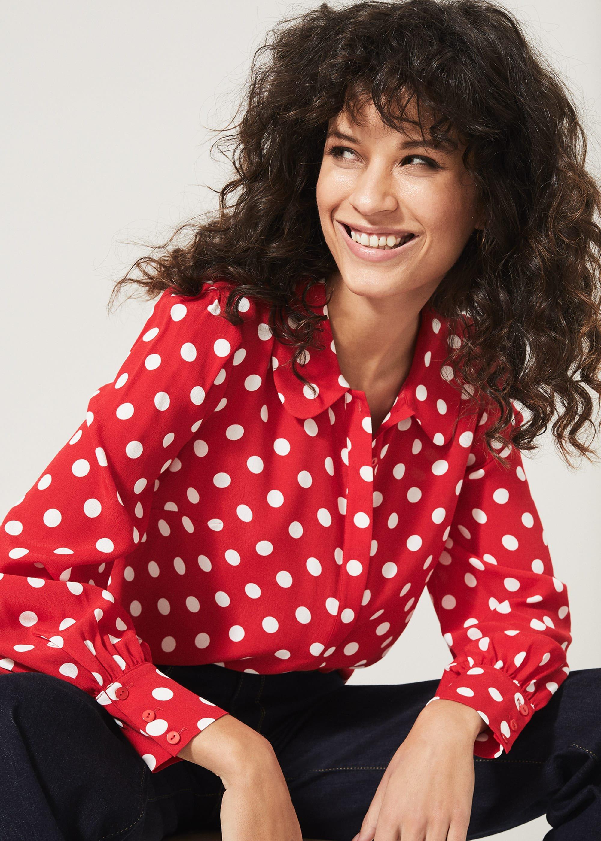 Marilyn Spot Blouse