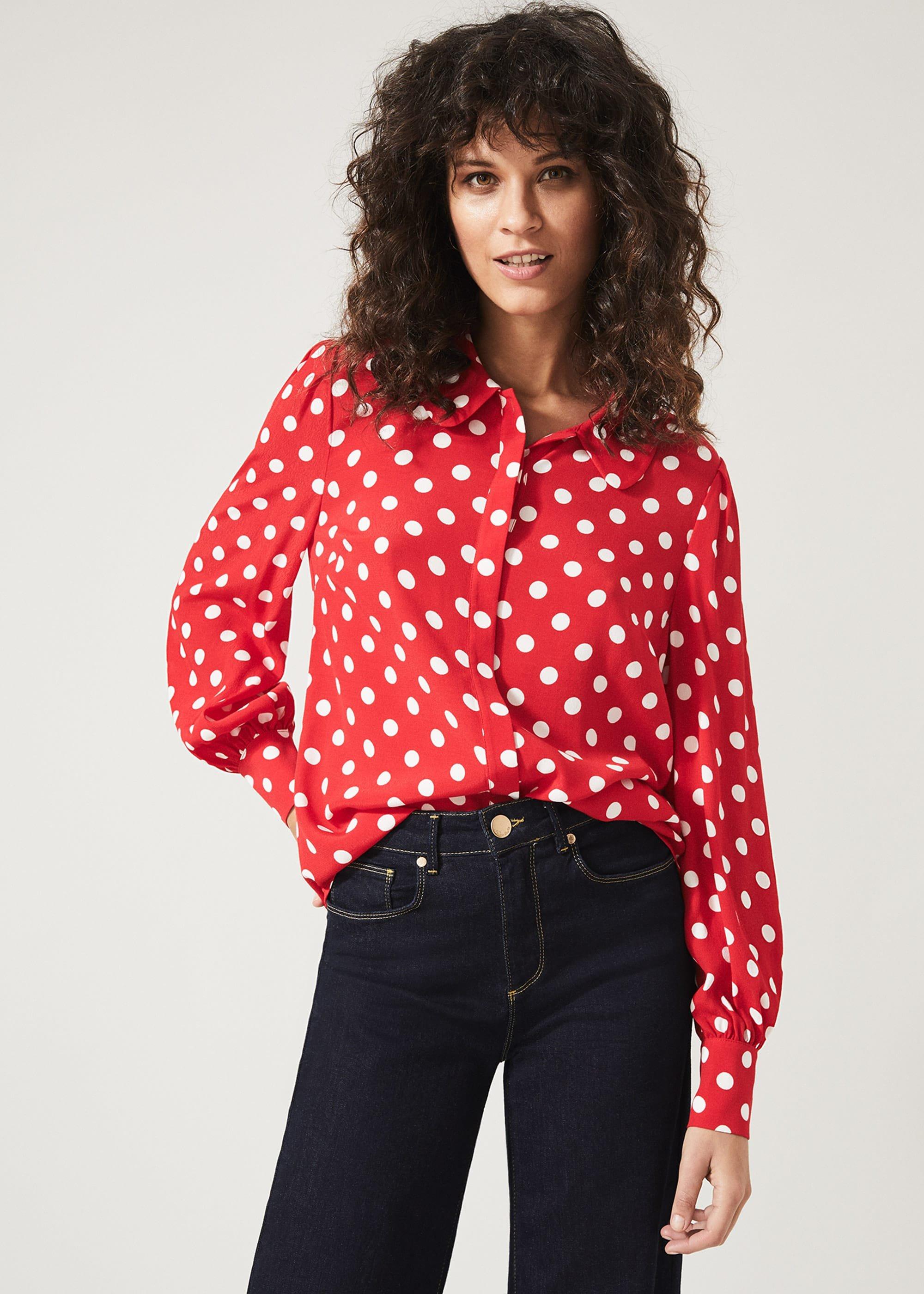 Marilyn Spot Blouse