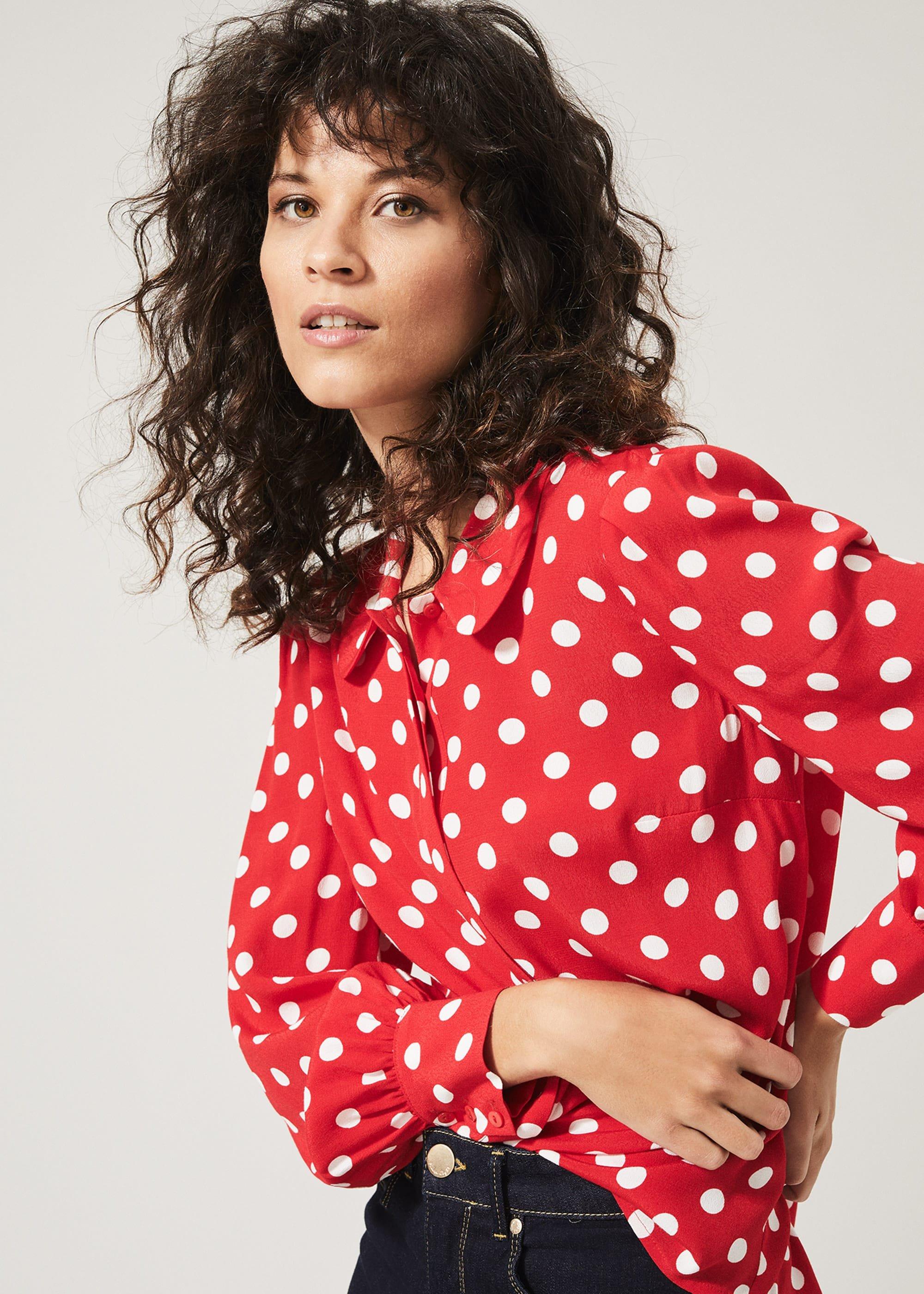 Marilyn Spot Blouse